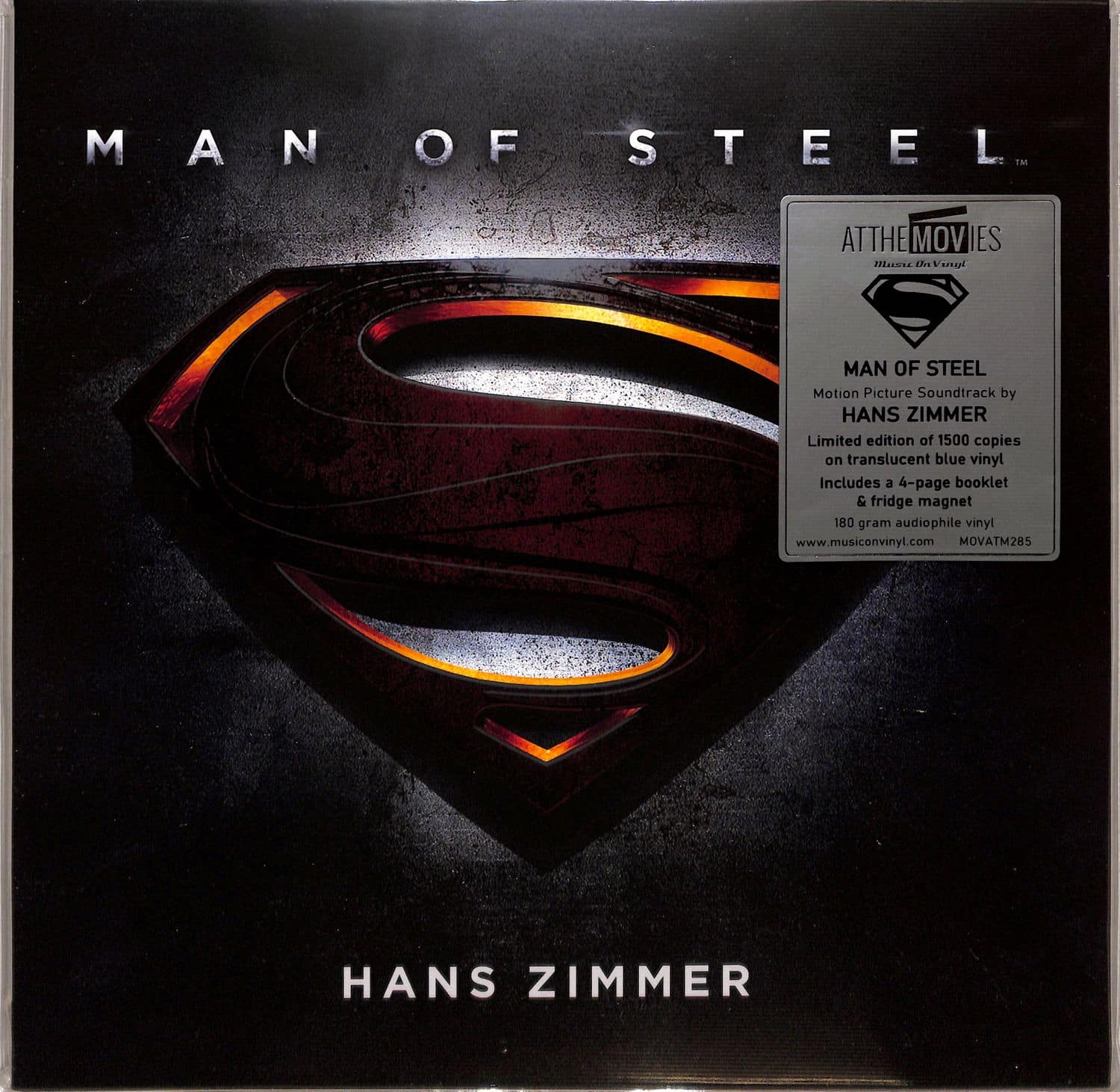 Hans Zimmer - man of steel o.s.t. (ltd blue 180g 2lp)