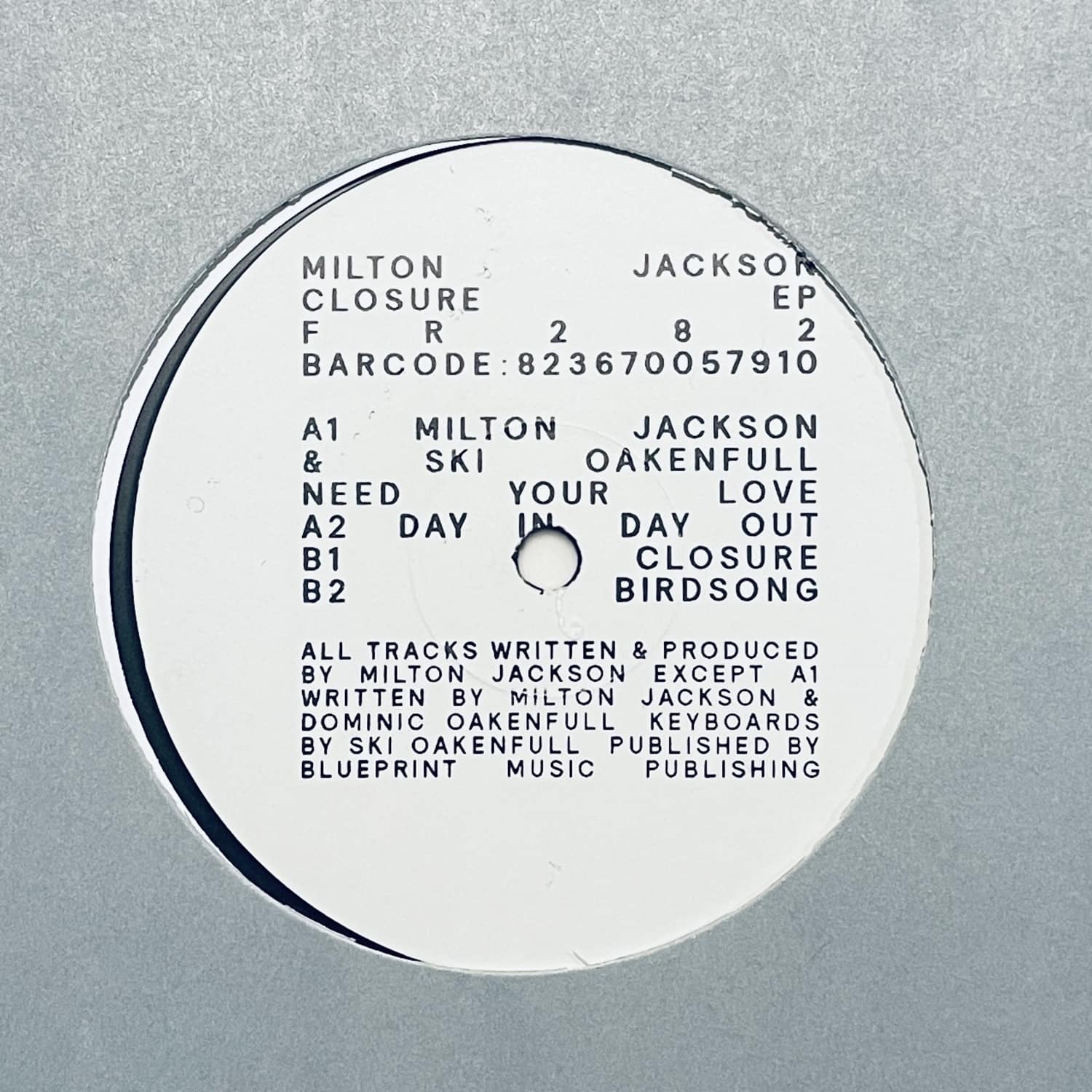 Milton Jackson - CLOSURE EP