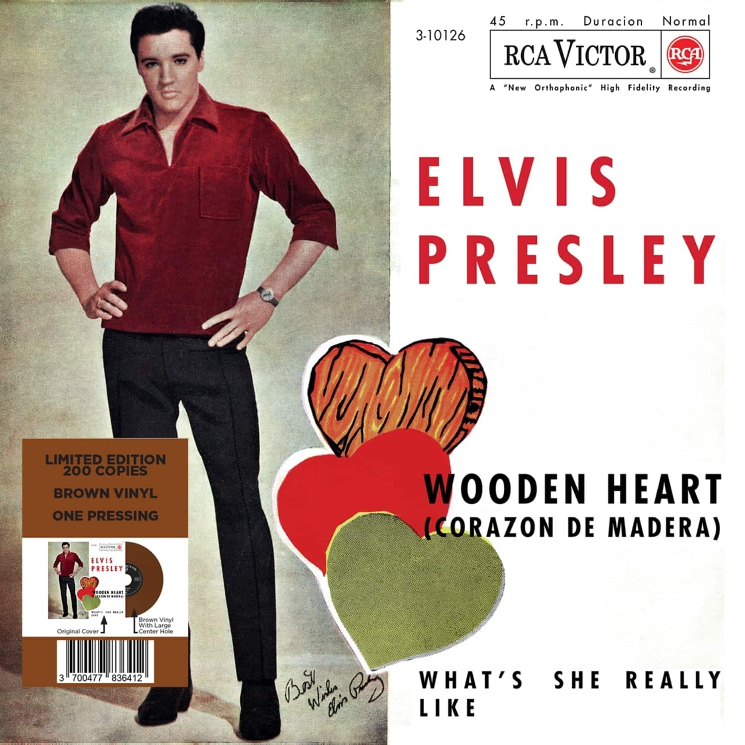 Elvis Presley - 7-WOODEN HEART 