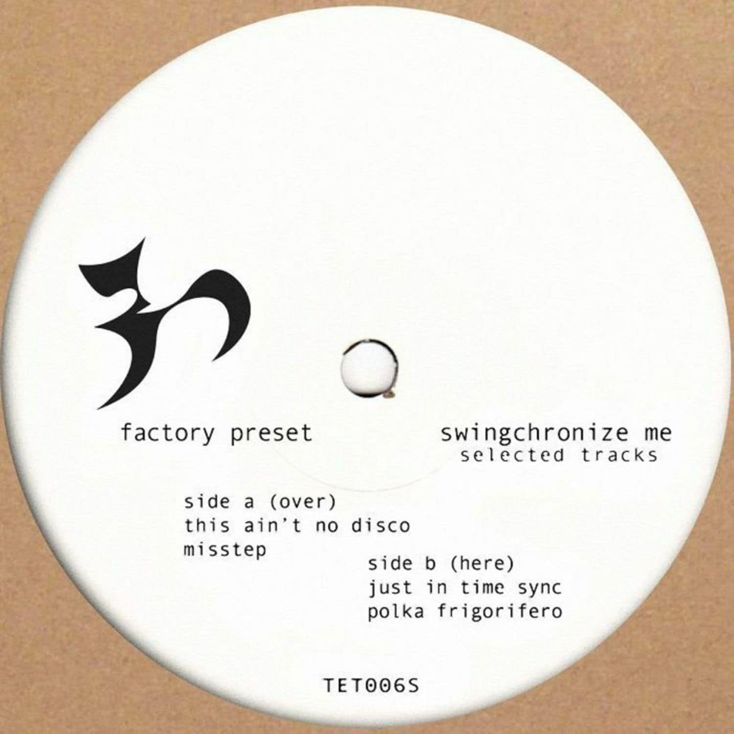 Factory Preset - SWINGCHRONIZE ME: SELECTED TRACKS