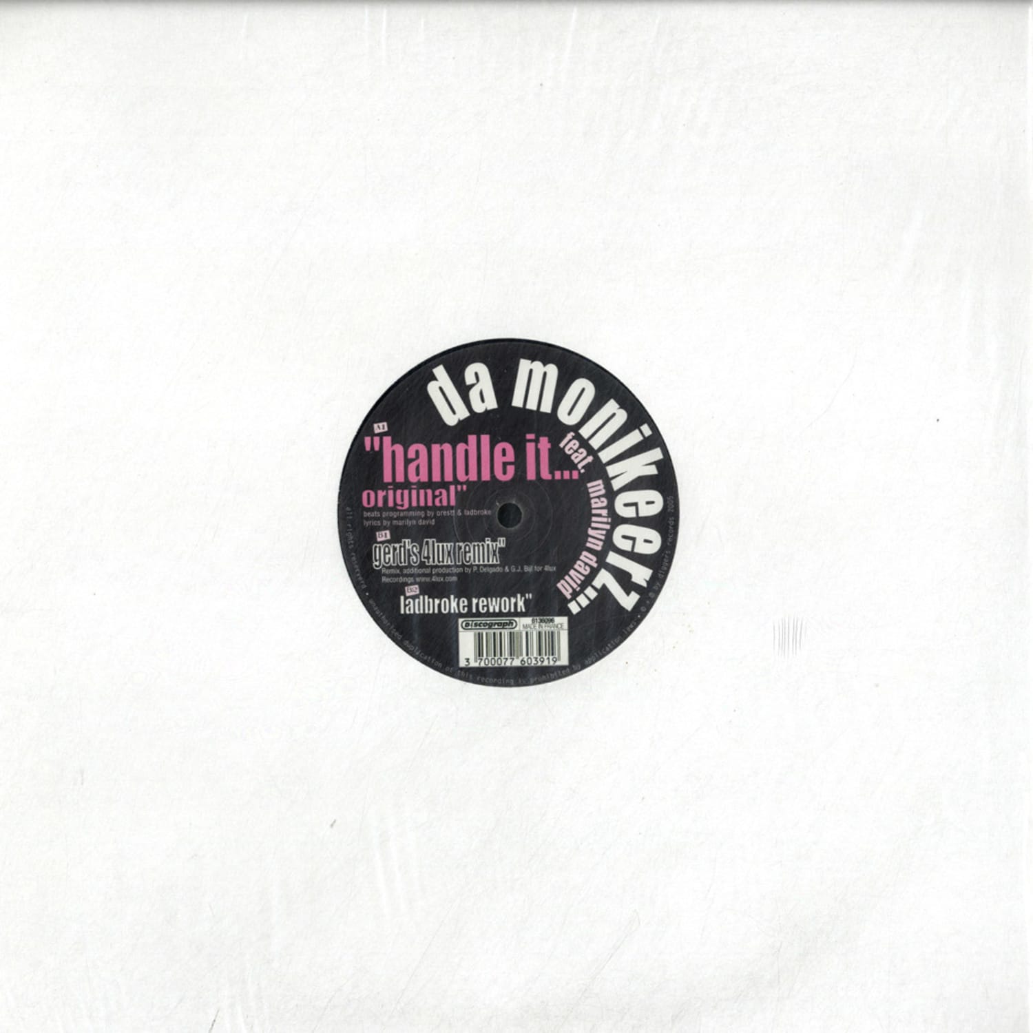 Da Monikeerz - HANDLE IT FEAT. MARILYN DAVID