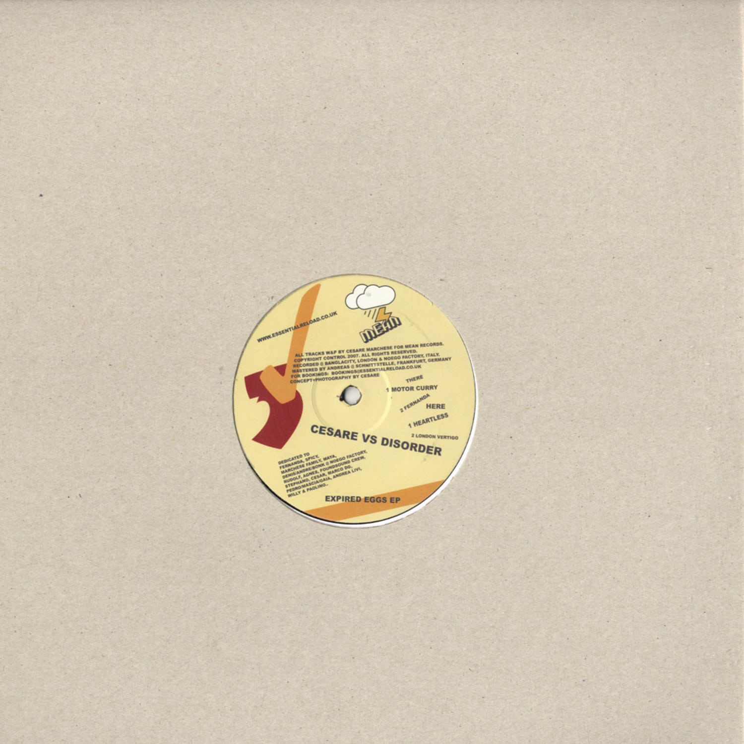 Cesare vs. Disorder - EXPIRED EGGS EP