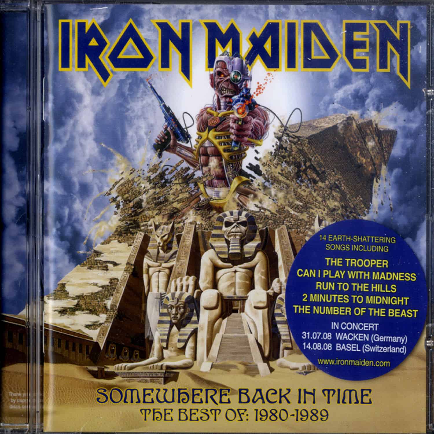 Iron Maiden - SOMEWHERE BACK IN TIME-BEST OF 