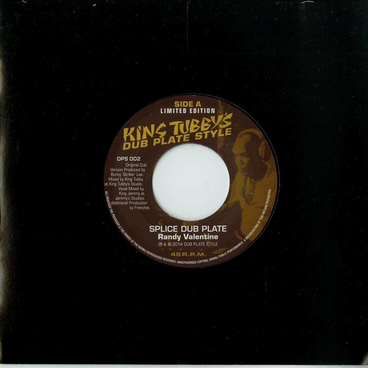 Randy Valentine / Captain Sinbad, King Tubby & King Jammy - SPICE DUB PLATE 