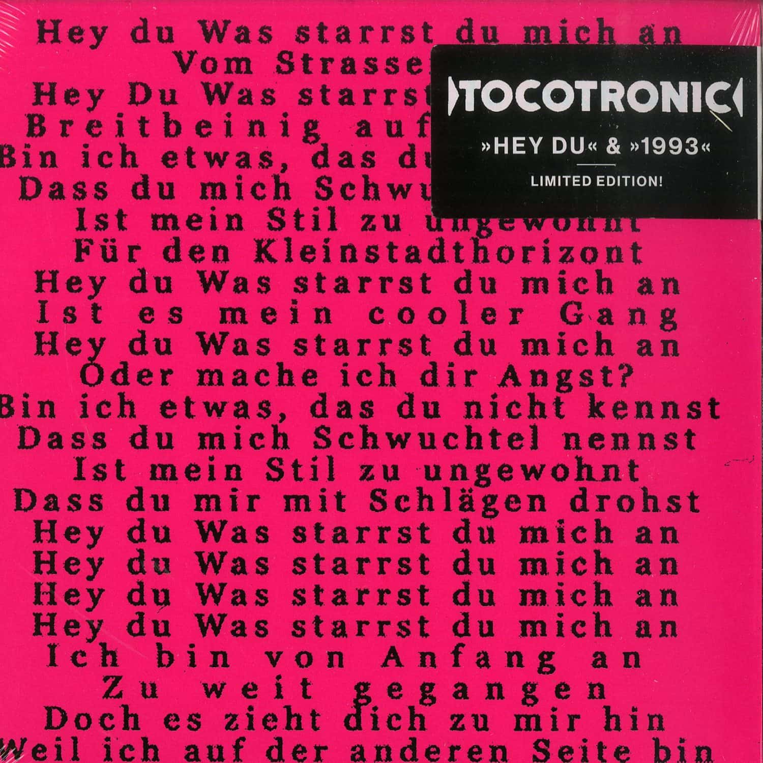 Tocotronic - HEY DU / 1993 