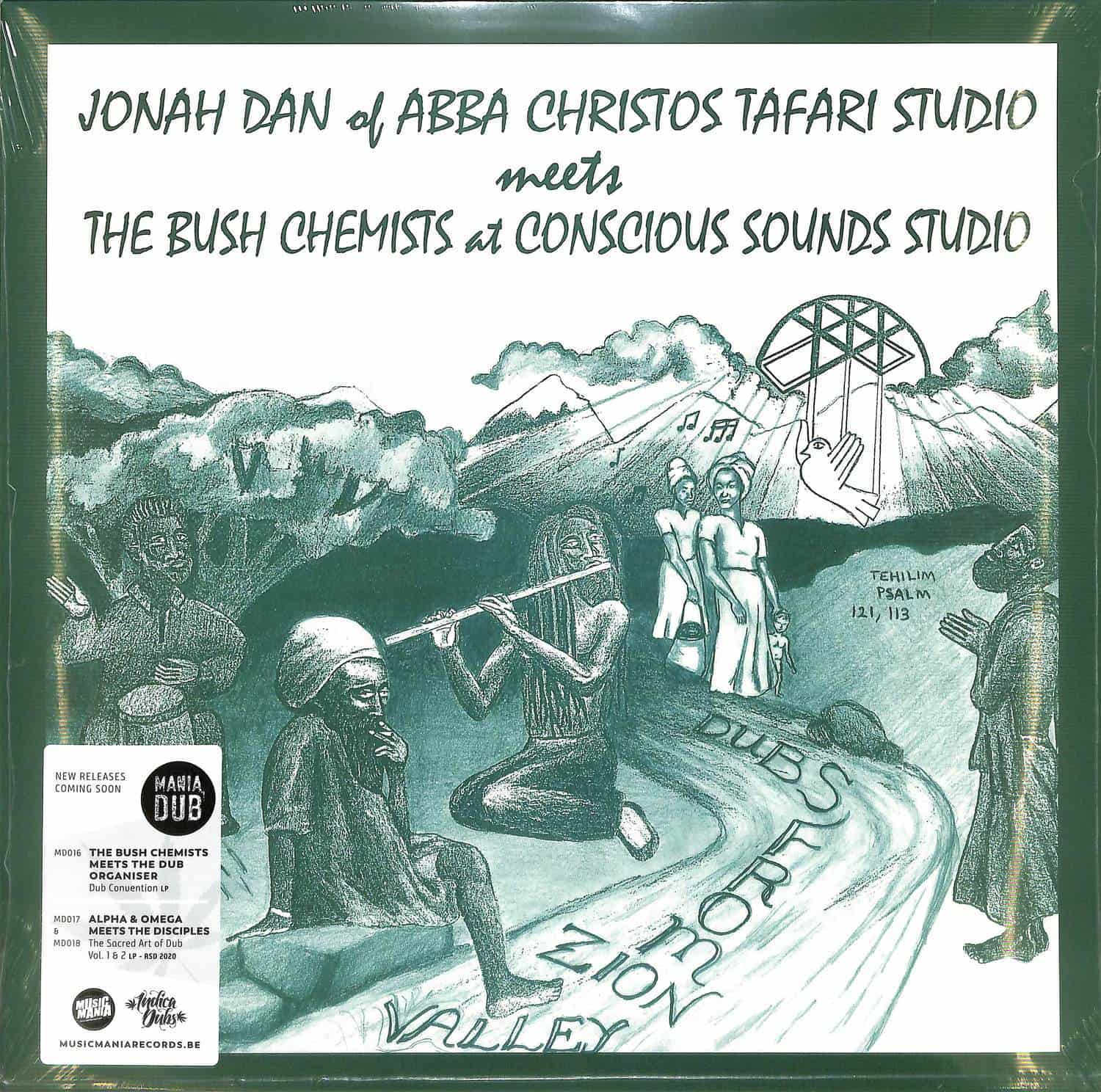 Jonah Dan Meets The Bush Chemists - DUBS FROM ZION VALLEY LP