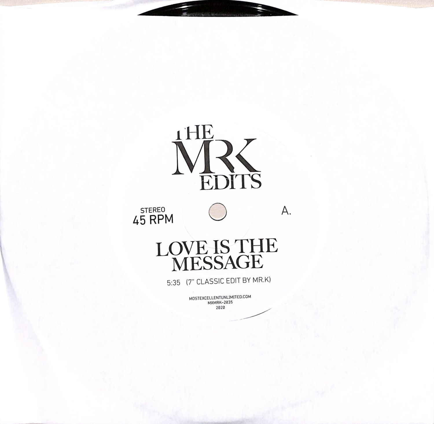 Mr. K - LOVE IS THE MESSAGE/ I CANT TURN AROUND EDITS 