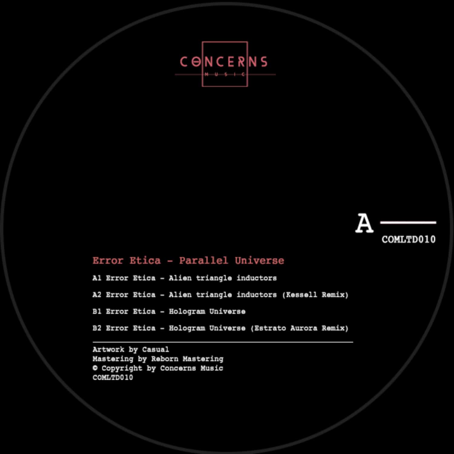 Error Etica / Kessell / Estrado Aurora - PARALLEL UNIVERSE EP