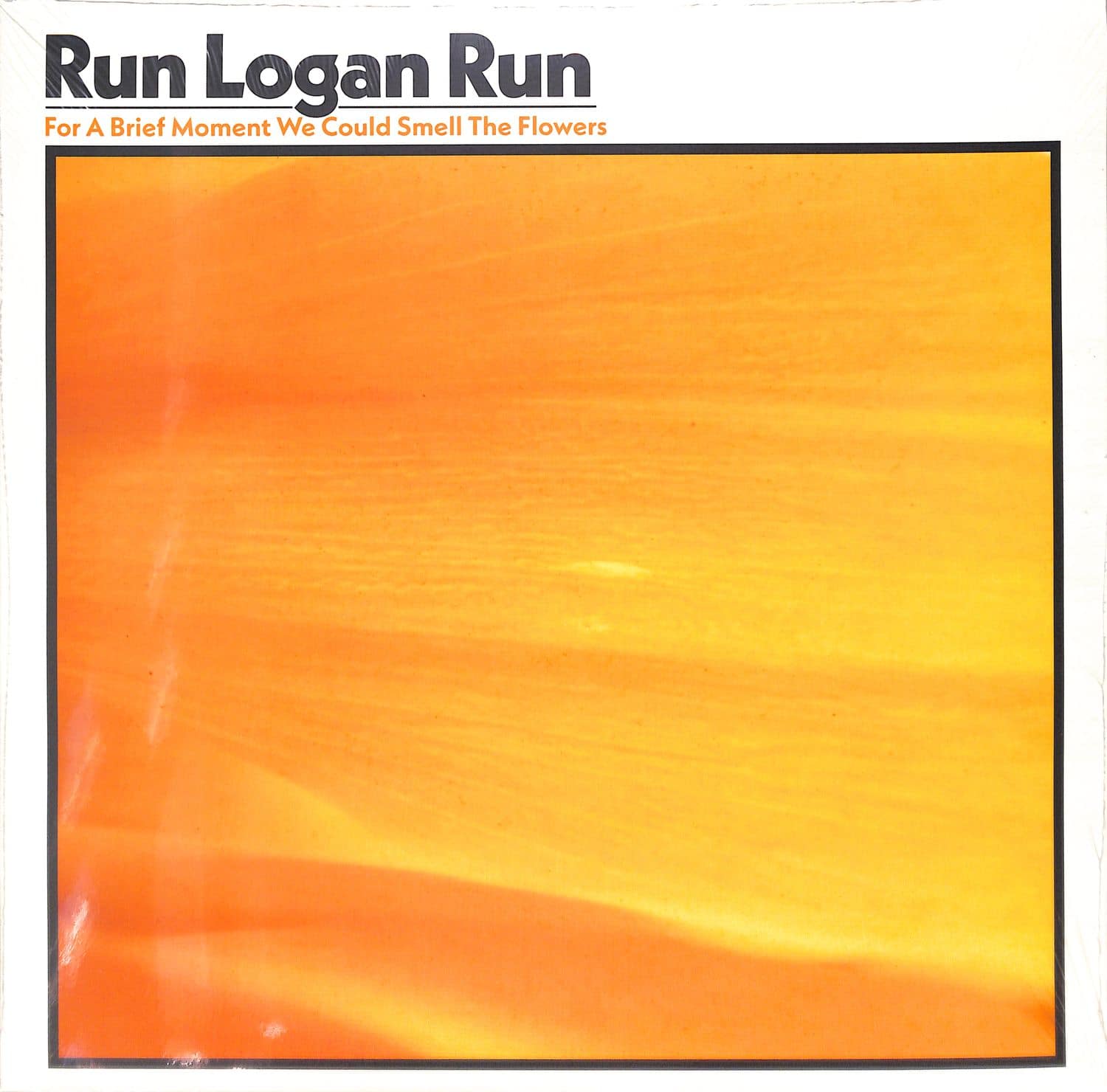 Run Logan Run - FOR A BRIEF MOMENT WE COULD SMELL THE FLOWERS 