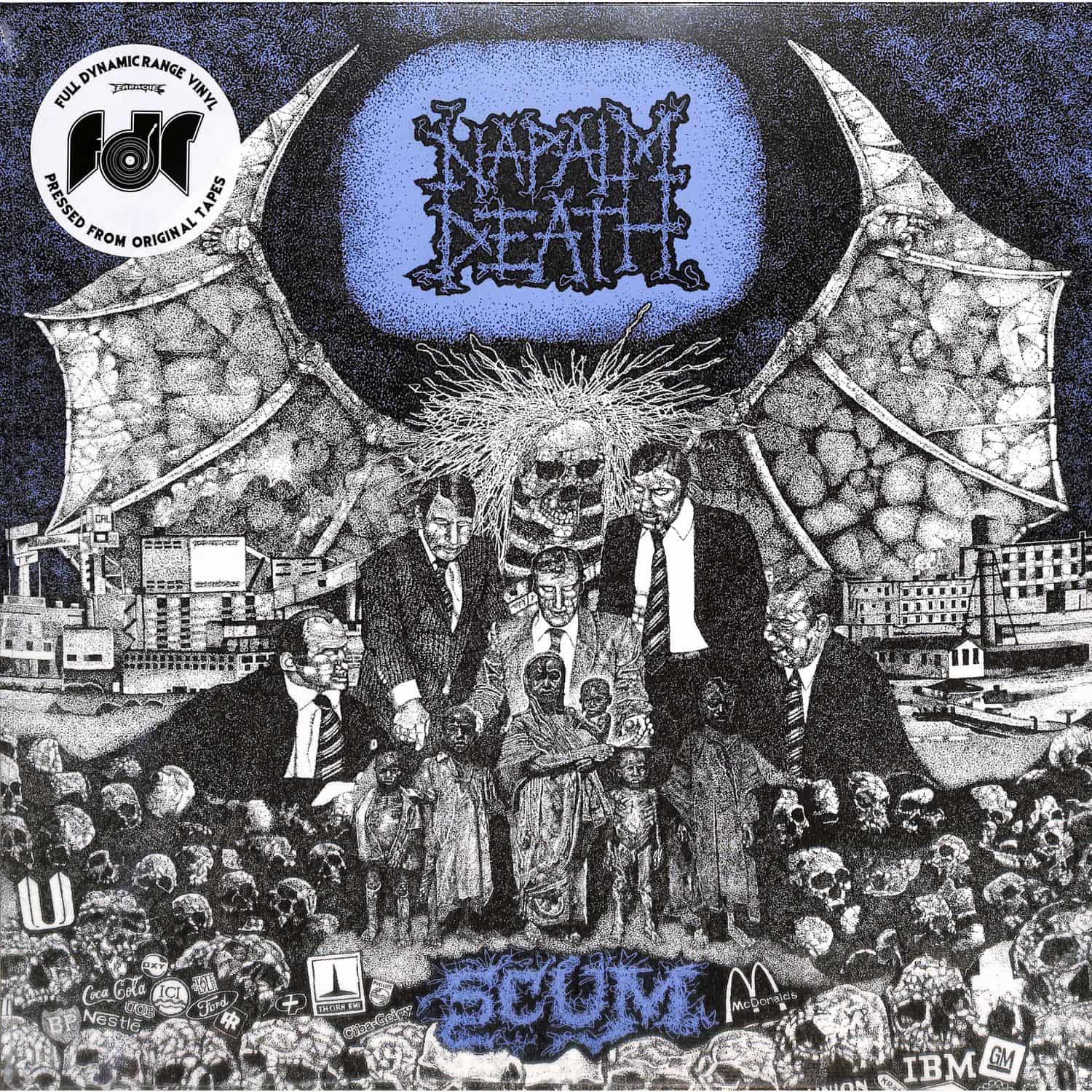 Napalm Death - SCUM Blue Sleeve 