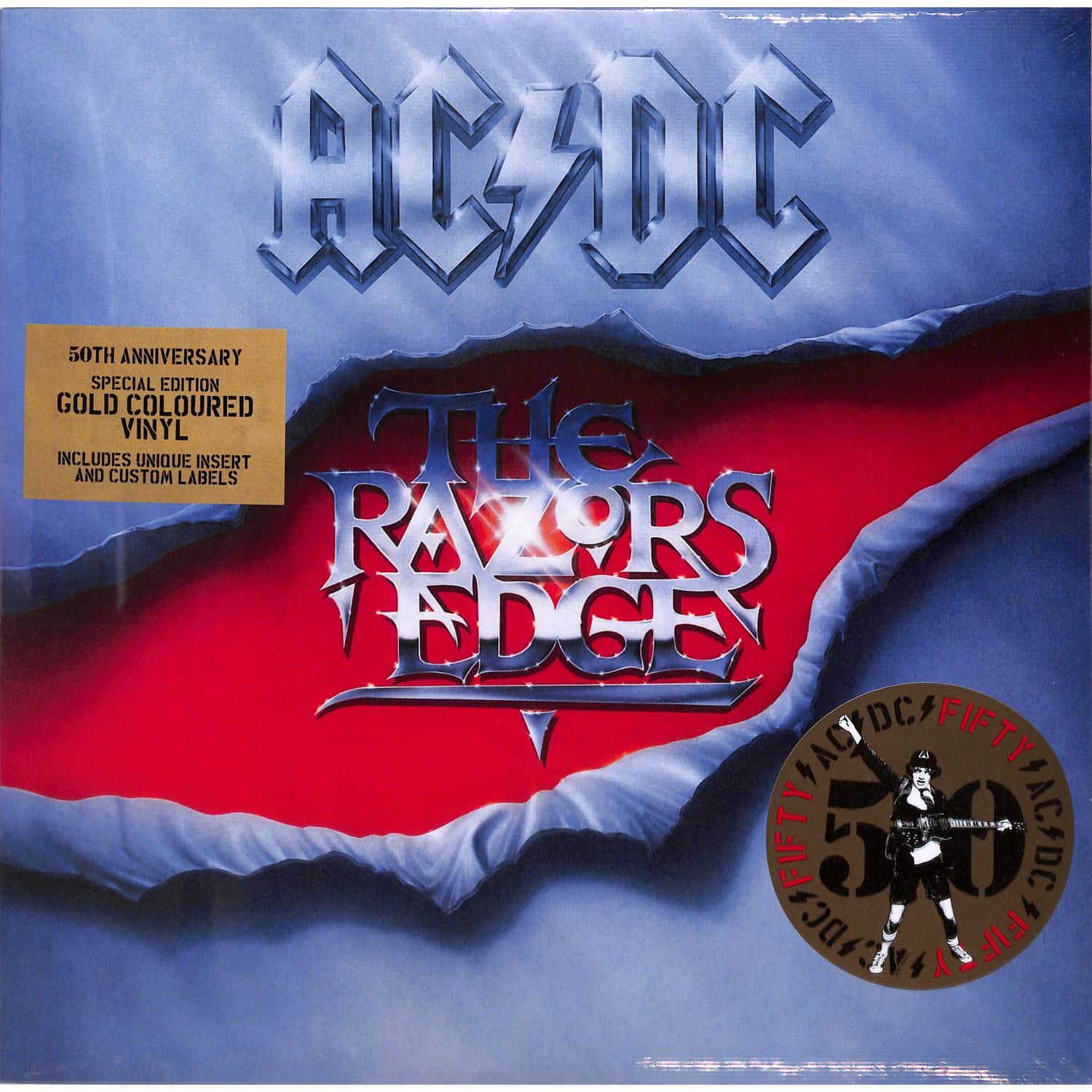 AC/DC - THE RAZORS EDGE / GOLD VINYL 