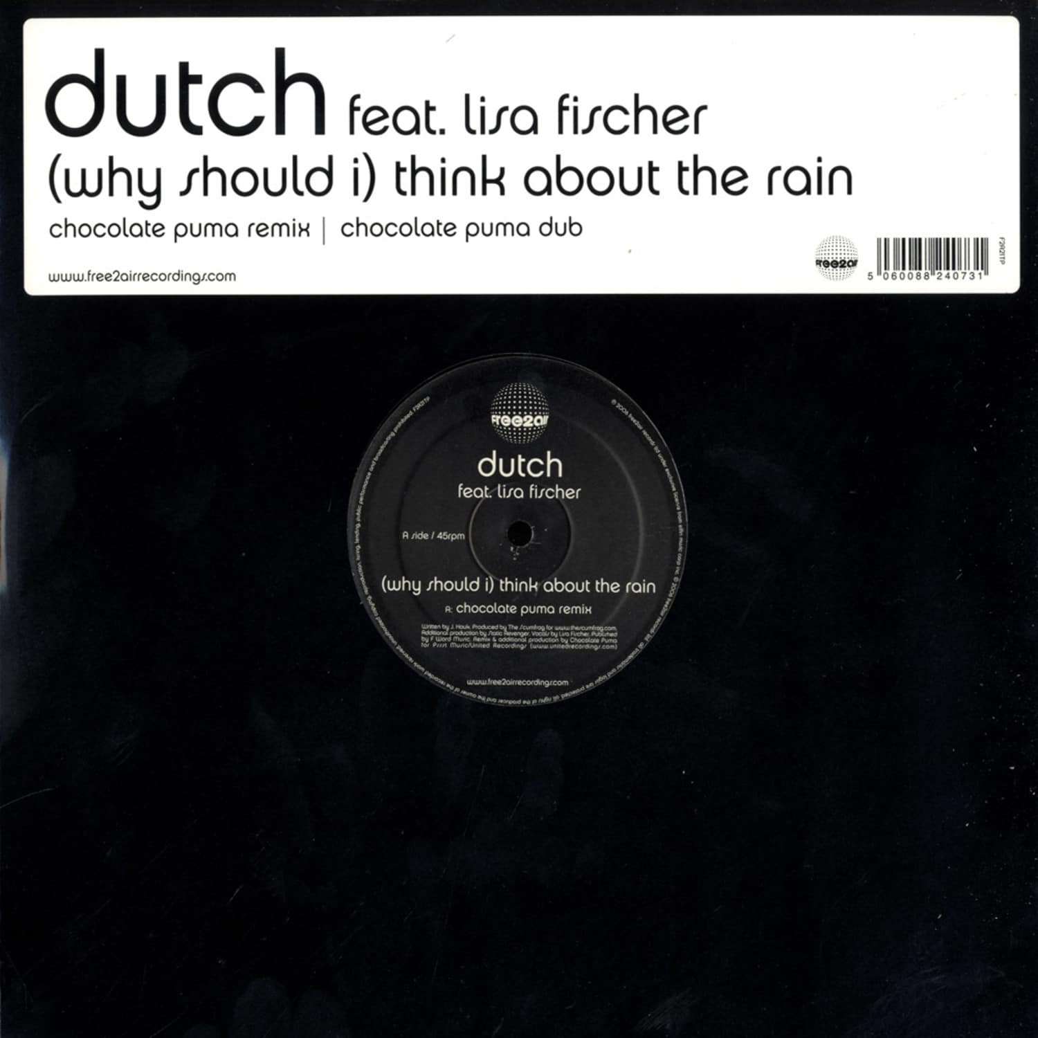 Dutch feat. Lisa Fischer - WHY SHOULD I?) THINK ABOUT THE RAIN