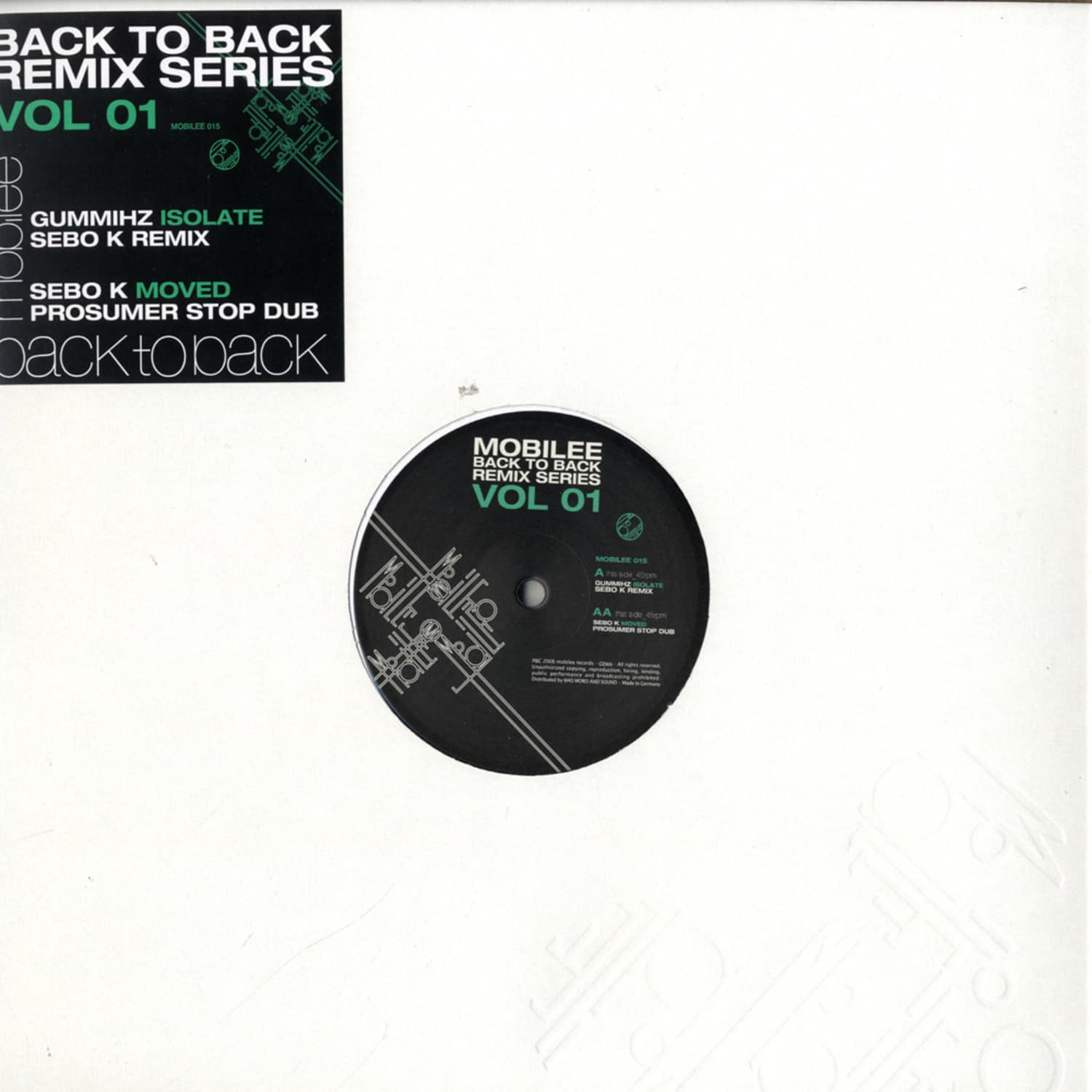 V/A - MOBILEE BACK TO BACK REMIX SERIES VOL. 1