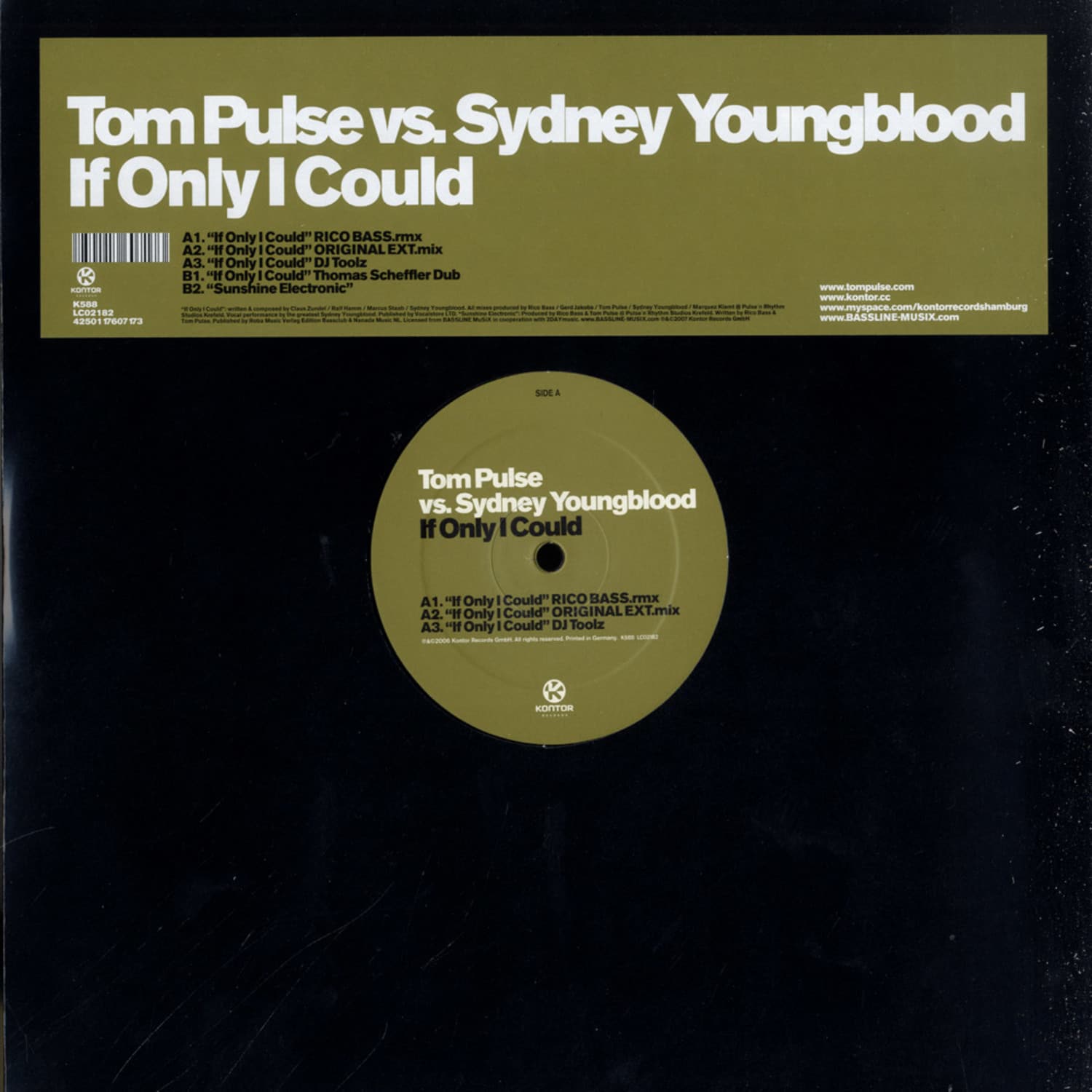 Tom Pulse vs Sydney Youngblood - IF ONLY I COULD