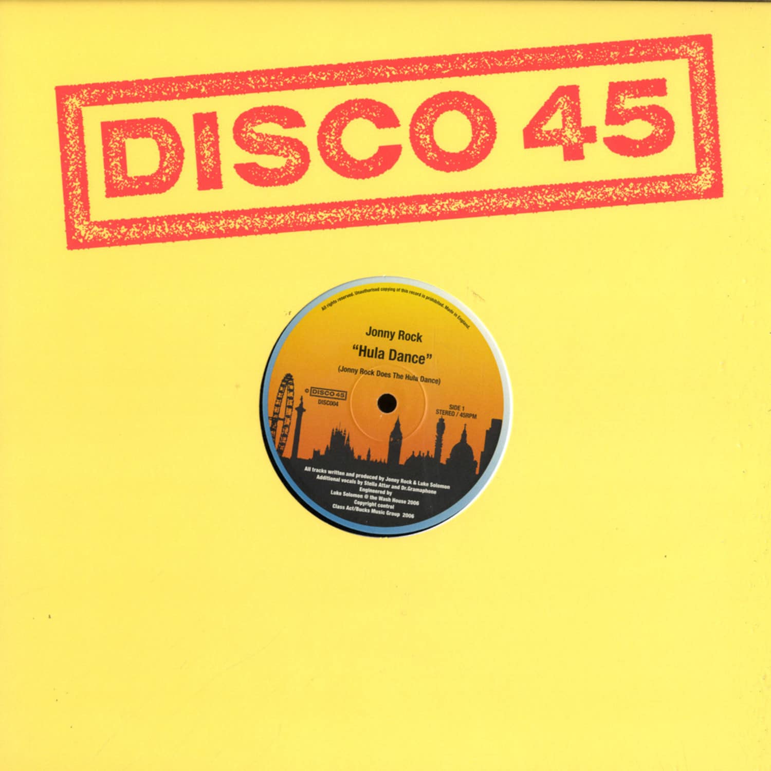 Jonny Rock - Hula Dance / Luke Solomon Rmx