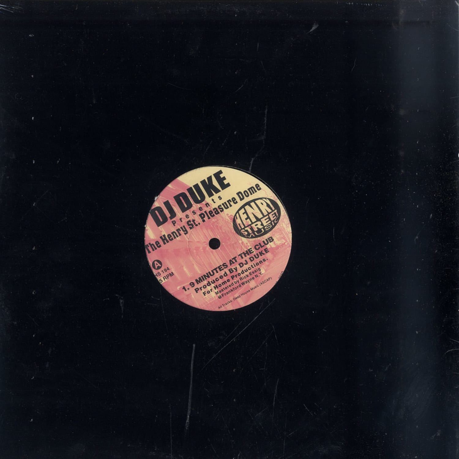 DJ Duke - THE HENRY STREET PLEASUREDOME