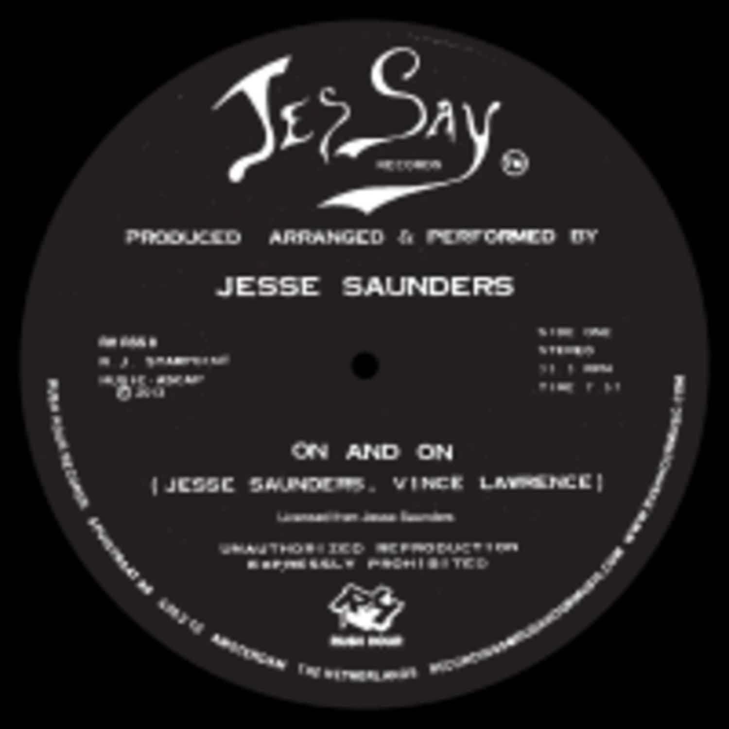 Jesse Saunders - ON & ON