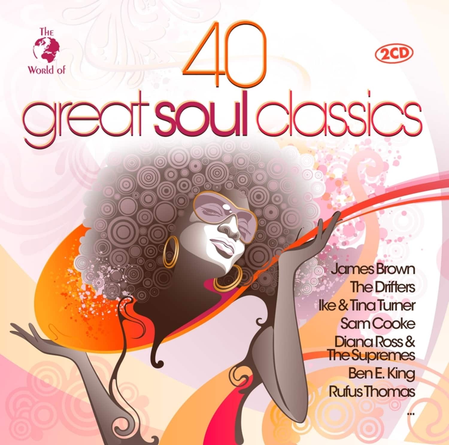 Diana Ross, Drifters, The-Brown, James - 40 GREAT SOUL CLASSICS 