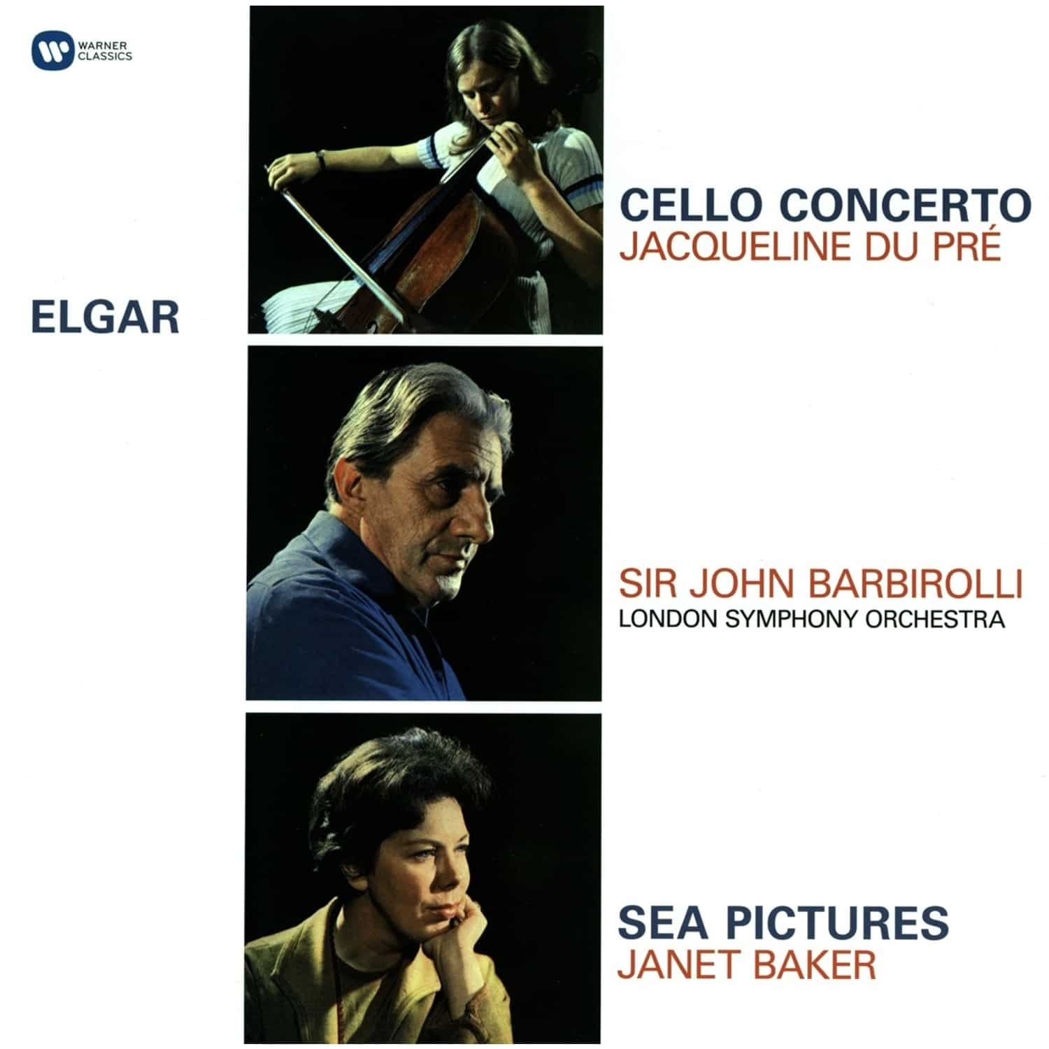 Du Pre,Jacqueline/Baker,Janet/Barbirolli,J./LSO / Edward Elgar - CELLOKONZERT/SEA PICTURES 