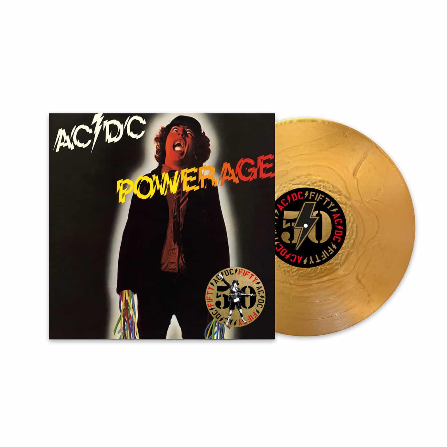AC/DC - POWERAGE / GOLD VINYL 