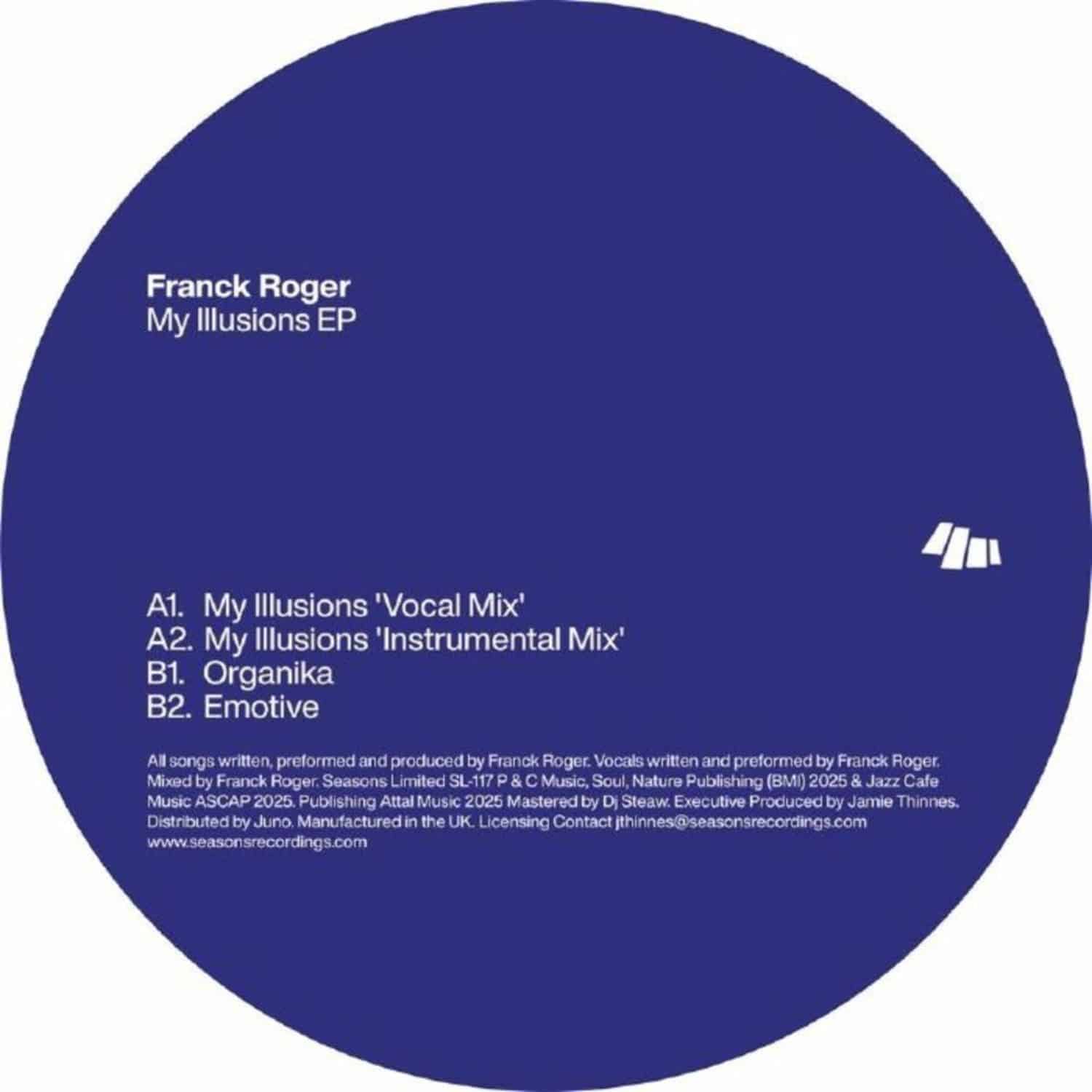 Franck Roger - MY ILLUSIONS EP