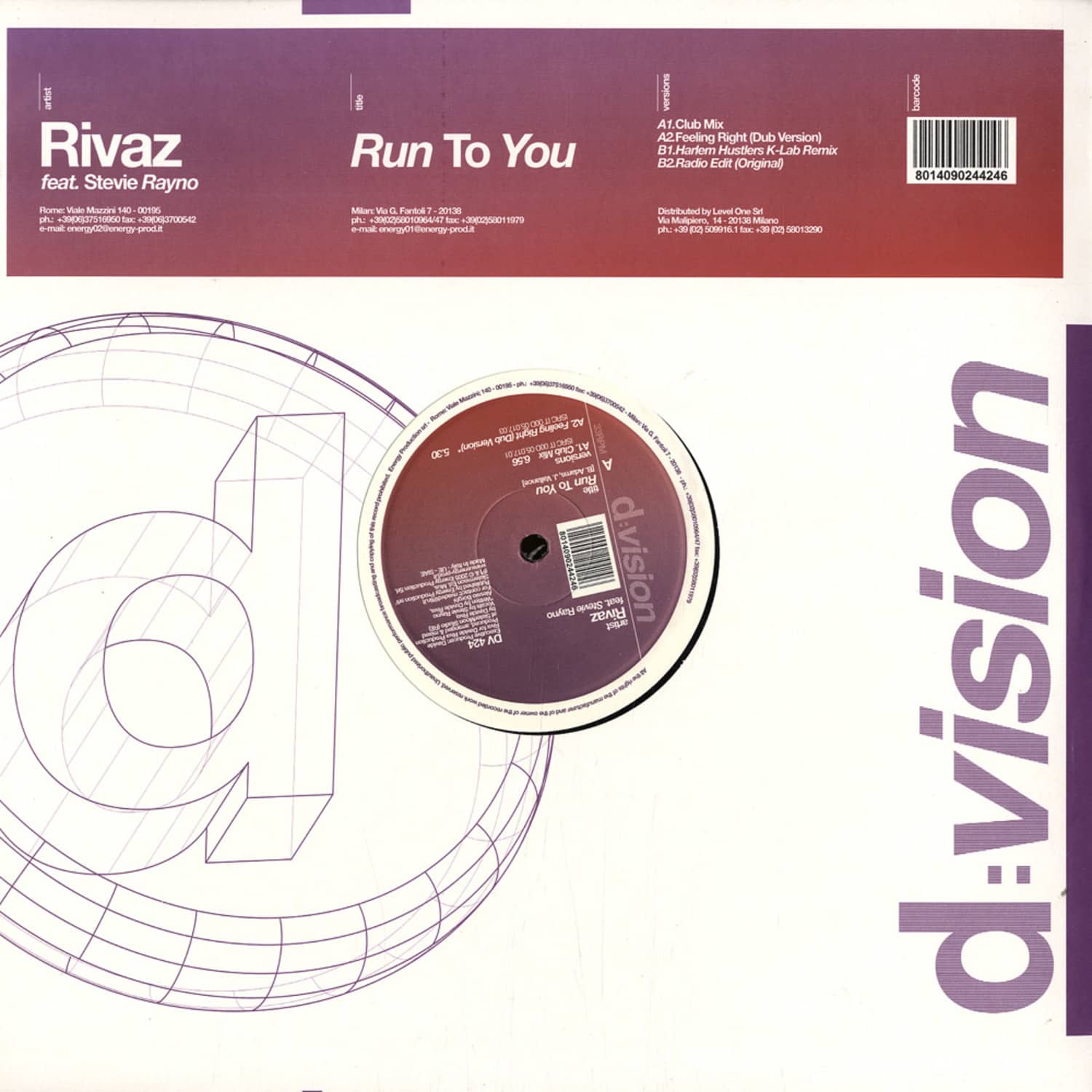 Rivaz - RUN TO YOU