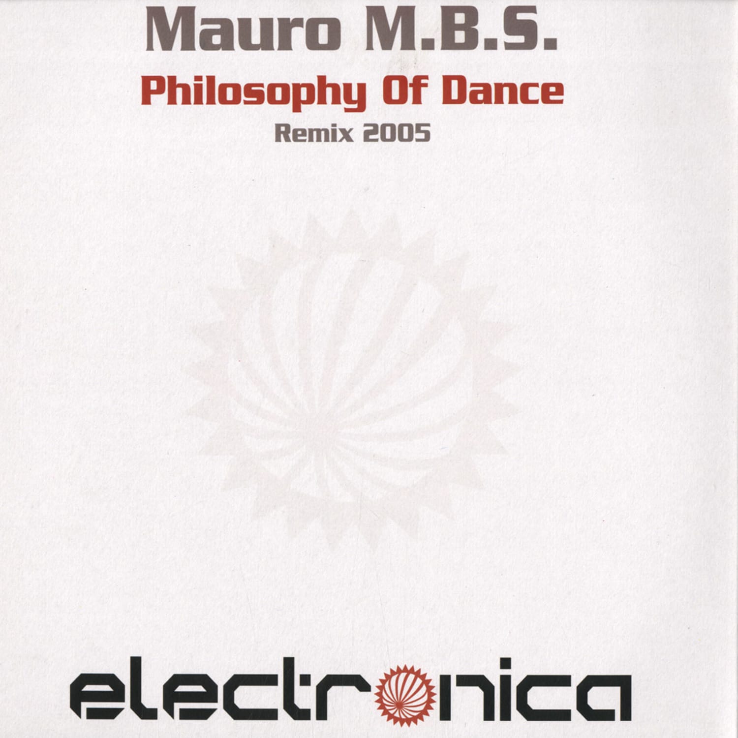 Mauro M.B.S. - PHILOSOPHY OF DANCE