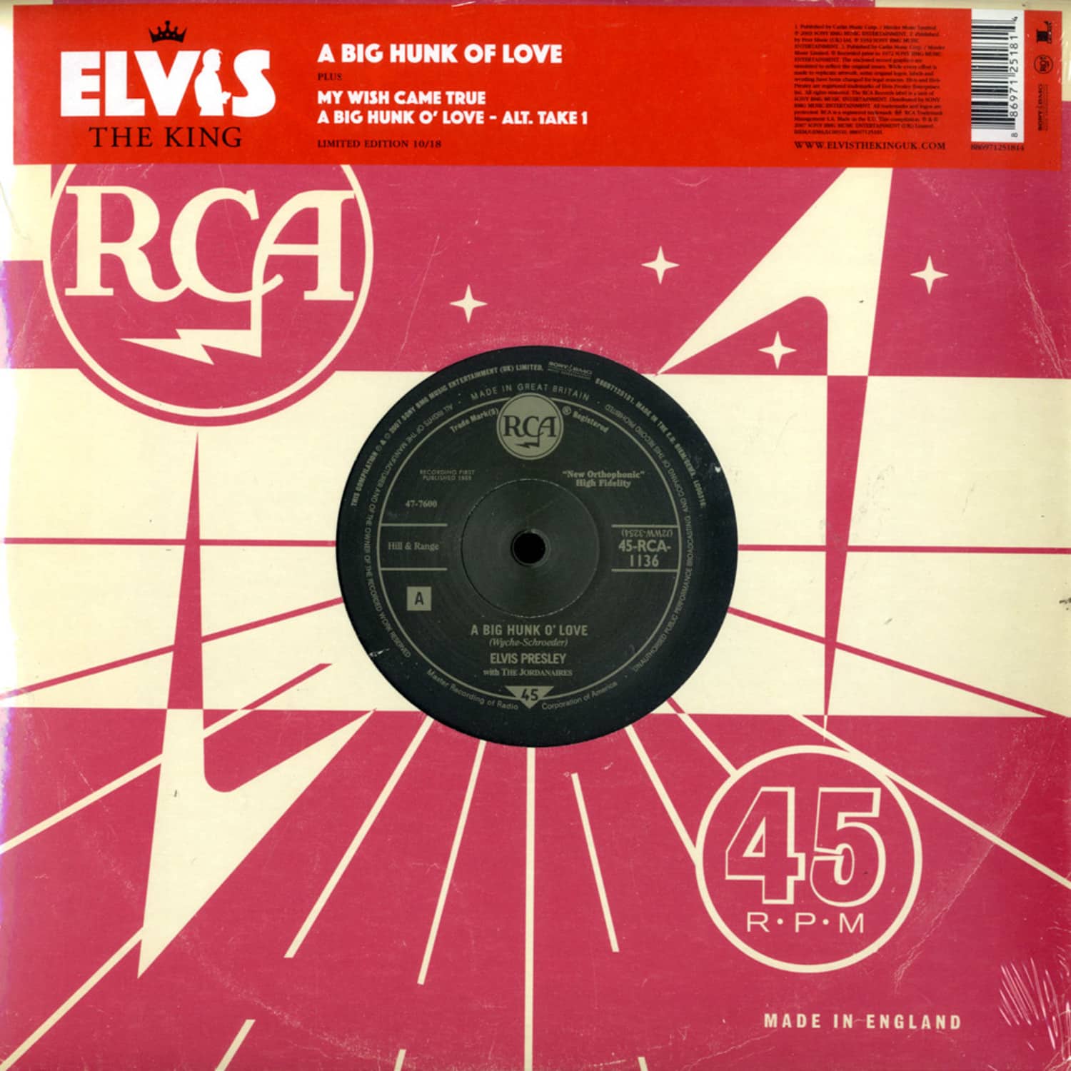 Elvis Presley - A BIG HUNK OF LOVE 
