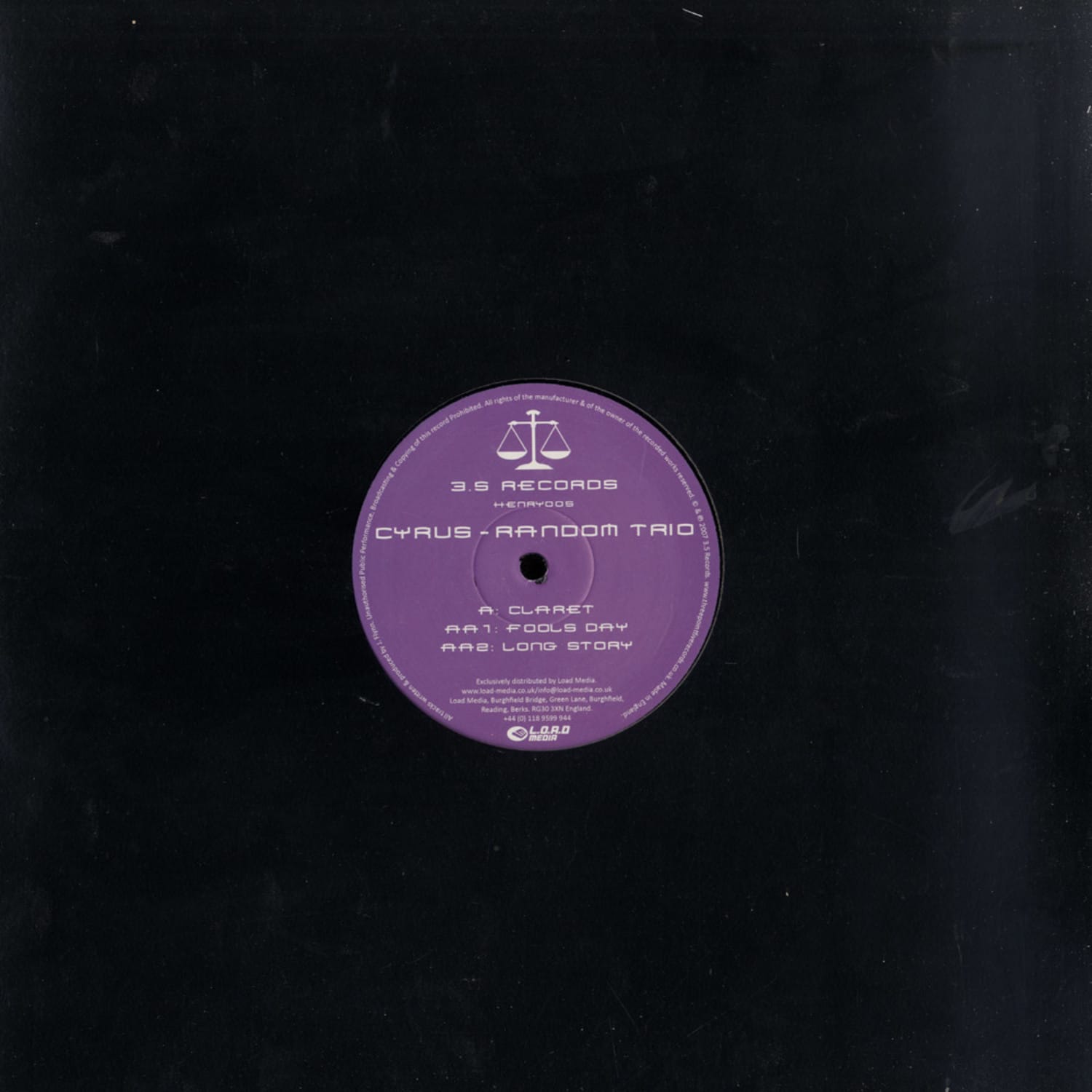 Random Trio - CLARET / FOOLS DAY/ LONG STORY