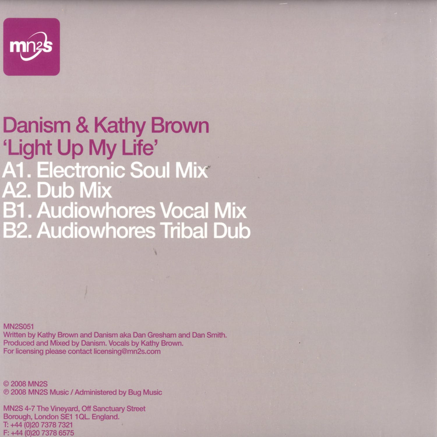 Danism & Kathy Brown - LIGHT UP MY LIFE