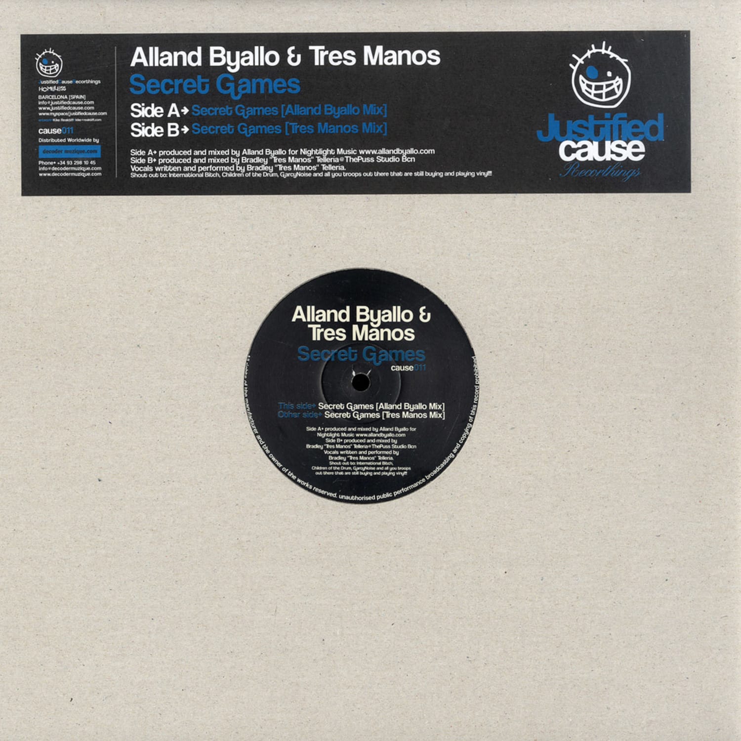 Alland Byallo/ Tres Manos - SECRET GAMES