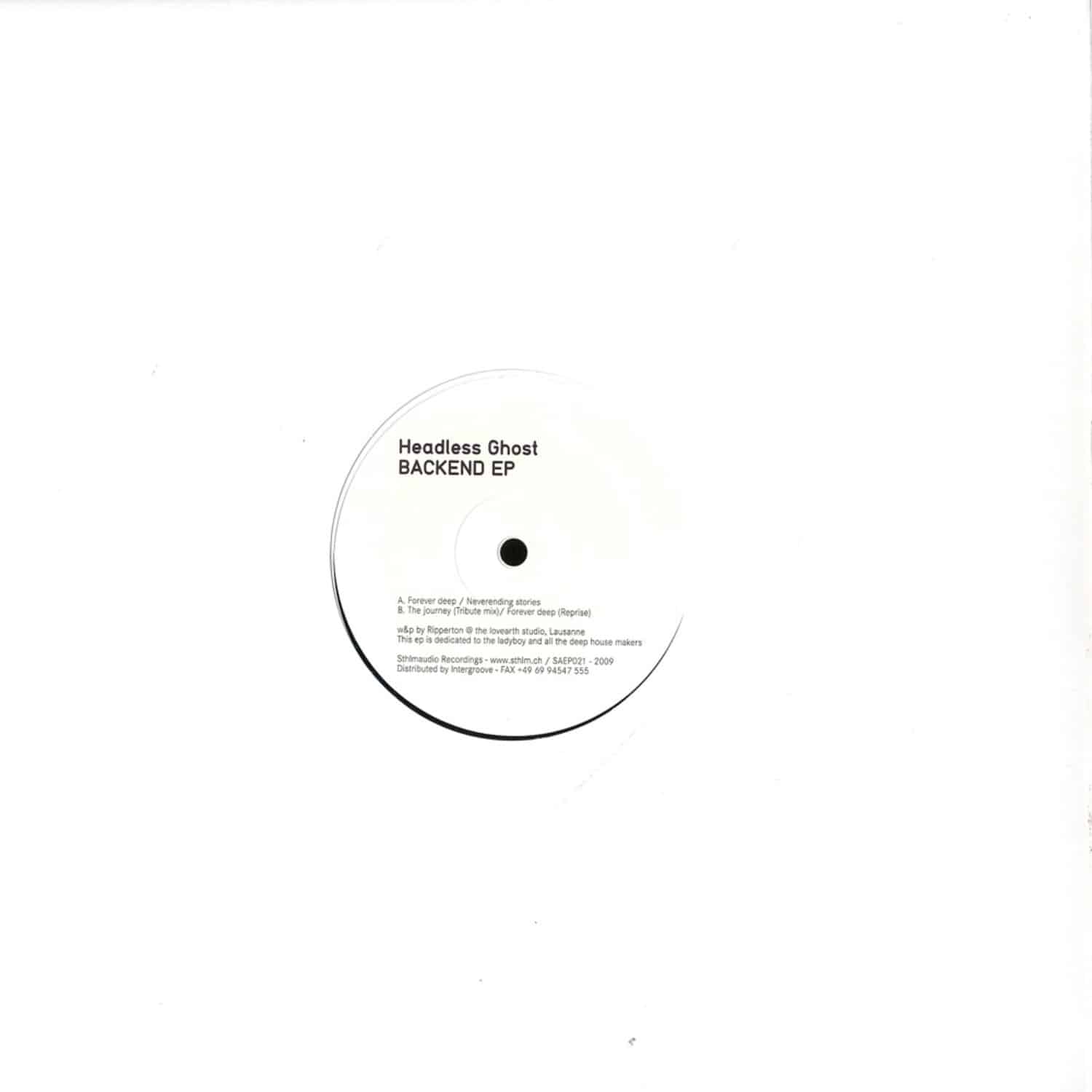Headless Ghost - BACKEND EP