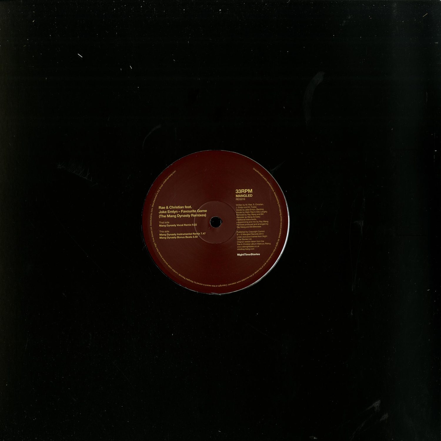 Rae & Christian feat Jake Emyln - FAVOURITE GAME 
