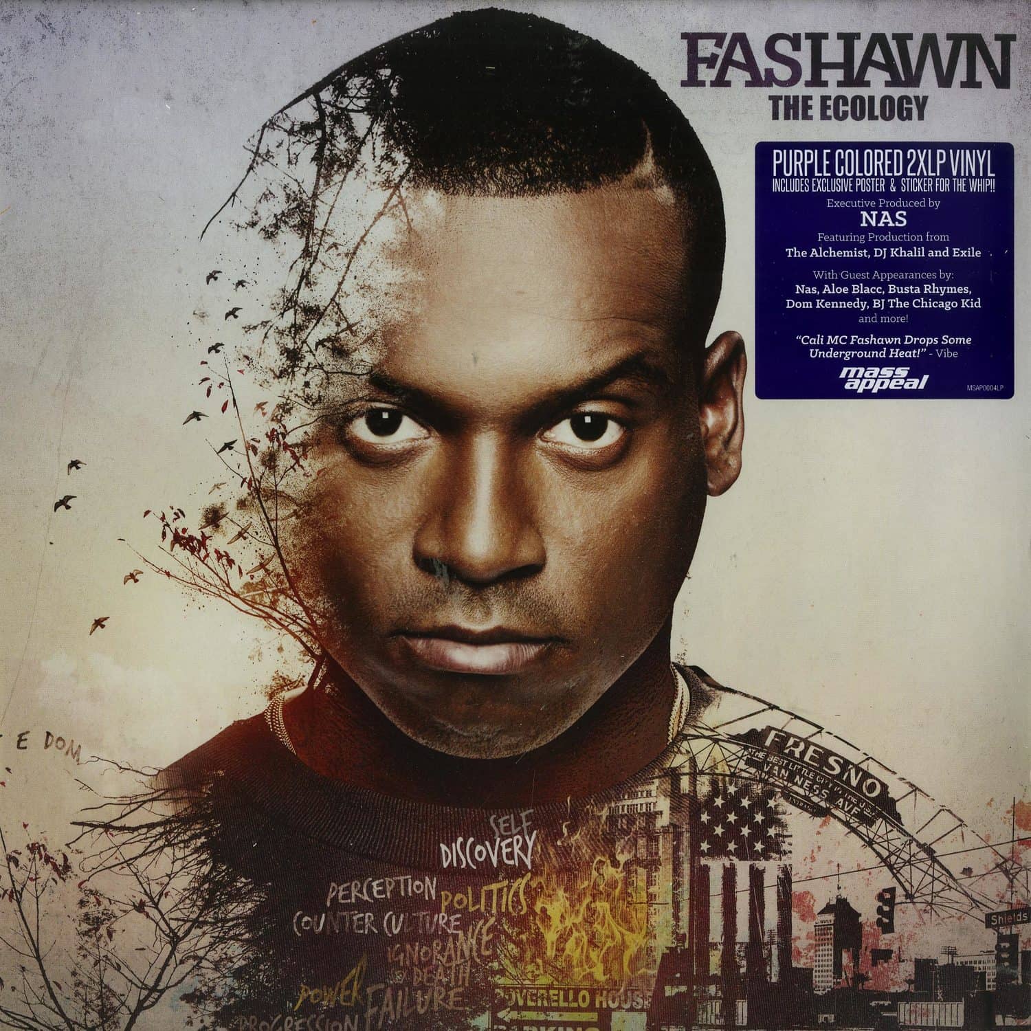 Fashawn - the ecology (purple 2x12 lp + poster)