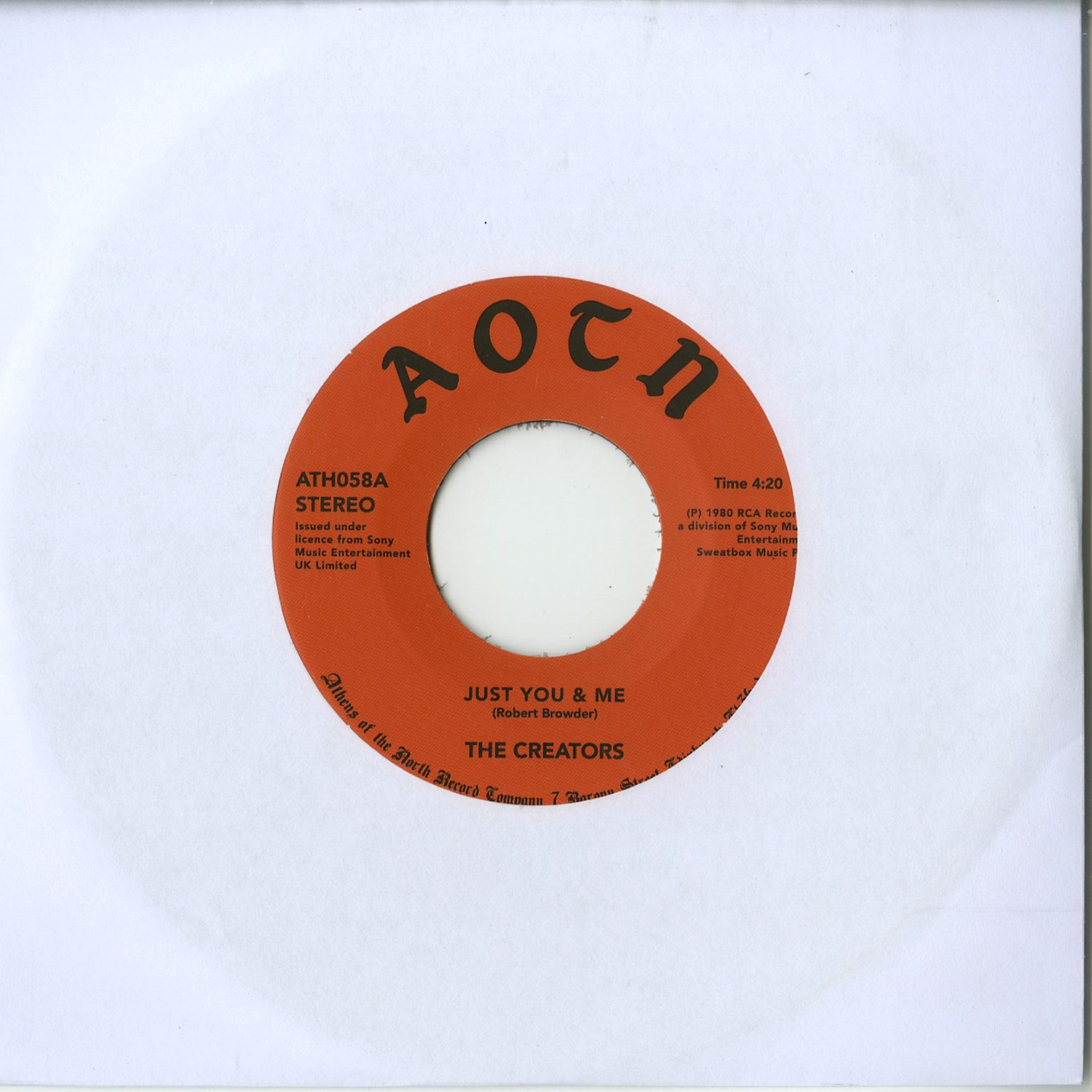 The Creators - JUST YOU & ME / BLAME IT ON ME 