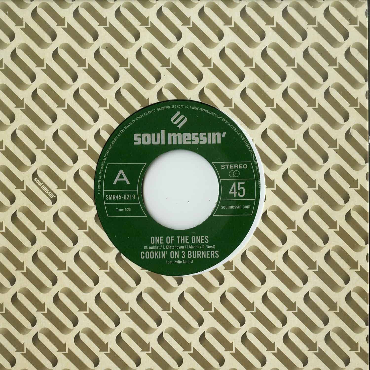 Cookin On 3 Burners - ONE OF THE ONES / FORCE OF NATURE 