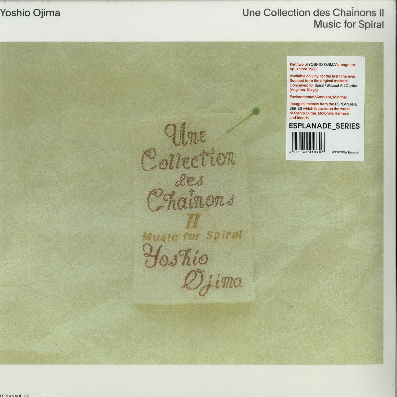 Yoshio Ojima - UNE COLLECTION DES CHAINONS II 