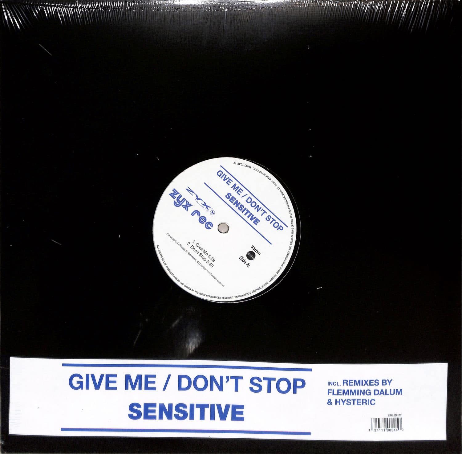 Sensitive - GIVE ME-DONT STOP