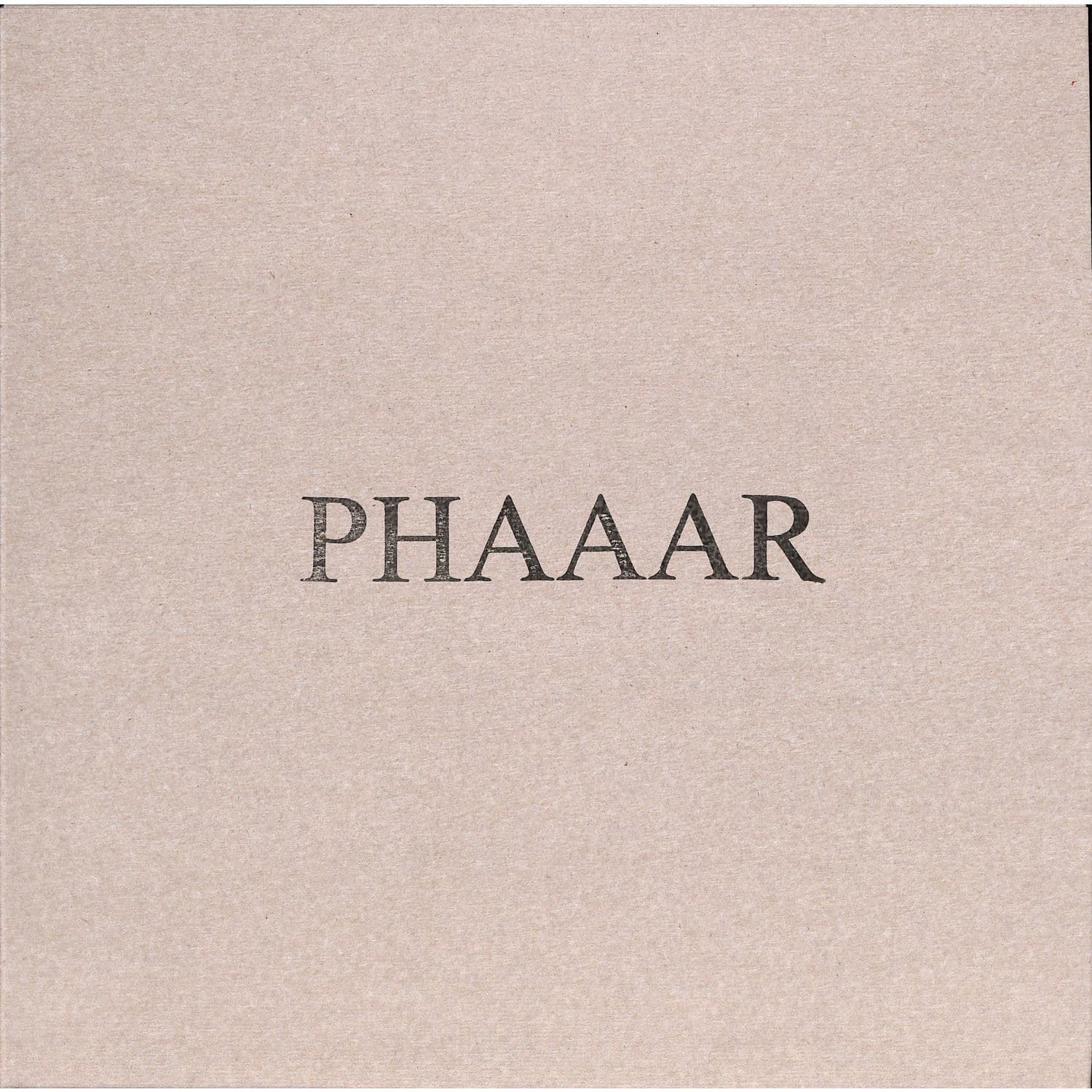 Phara - A CONSTANT STATE OF MOVEMENT