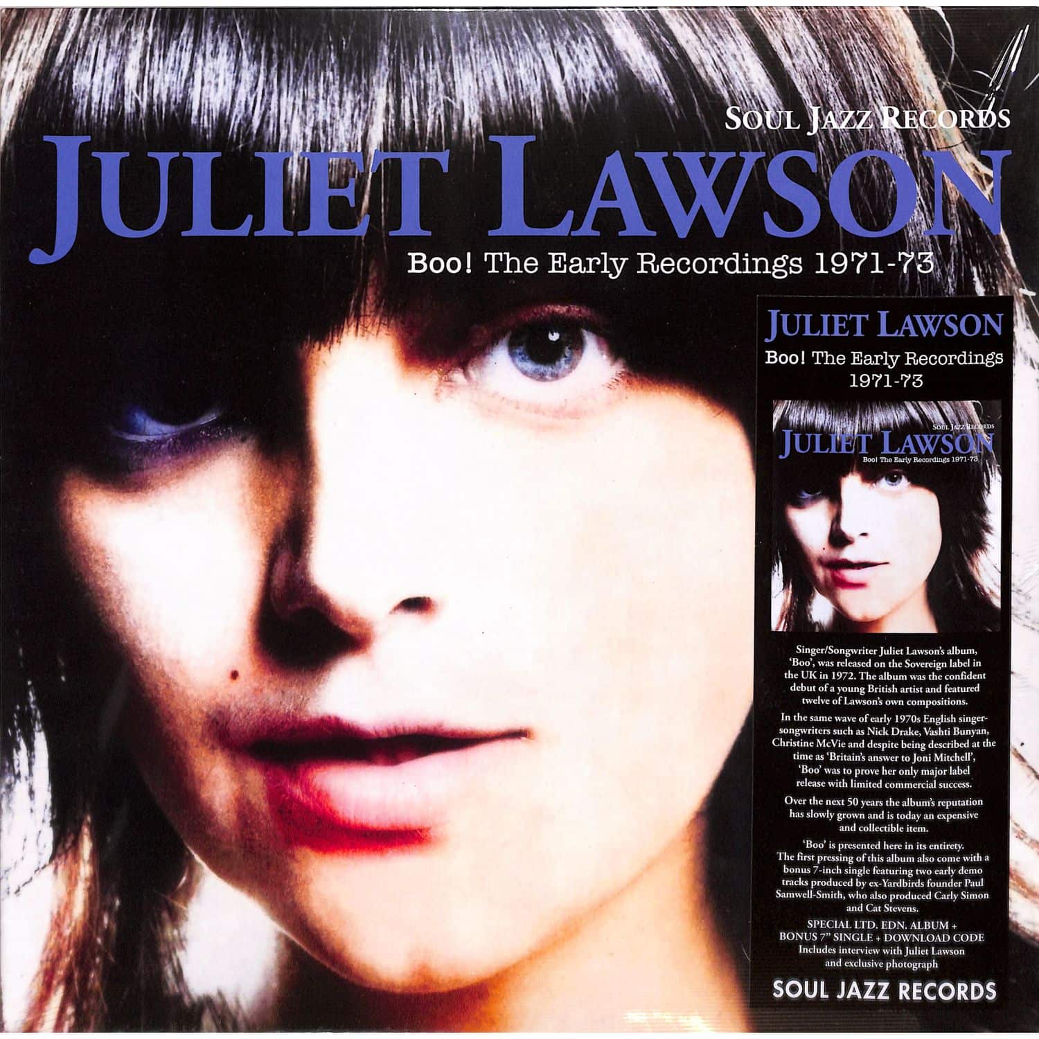 Juliet Lawson - BOO! THE EARLY RECORDING 1971-73 