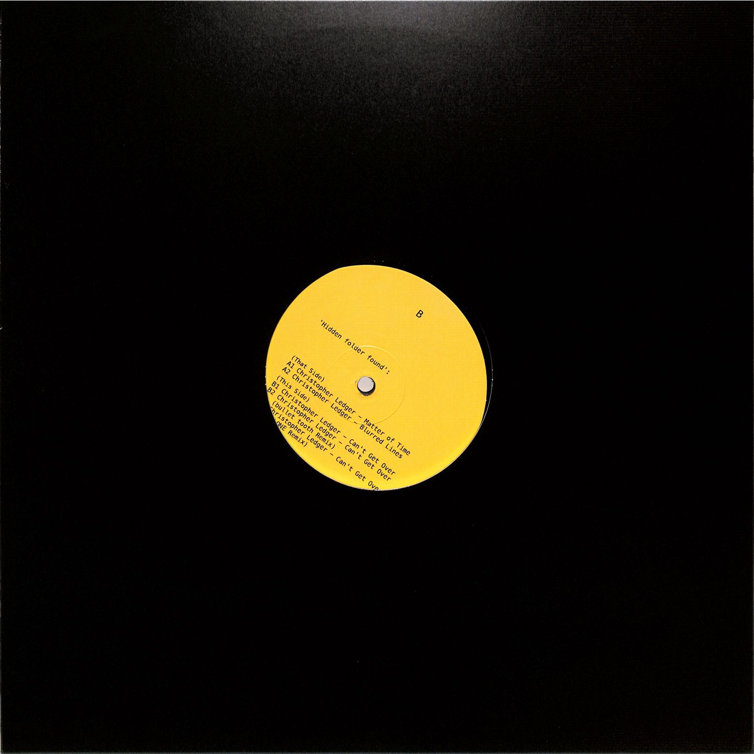 Christopher Ledger - MATTER OF TIME EP