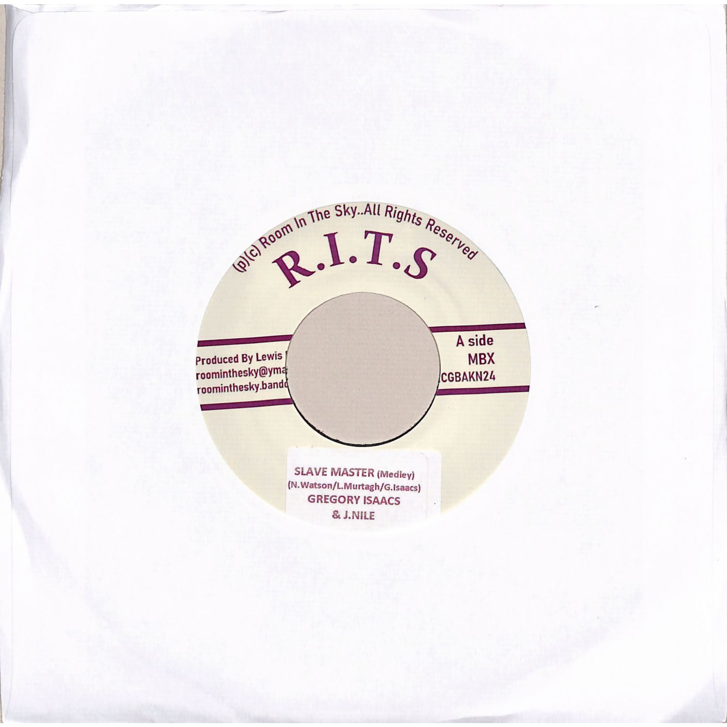 Gregory Isaacs & J Nile - SLAVE MASTER MEDLEY 