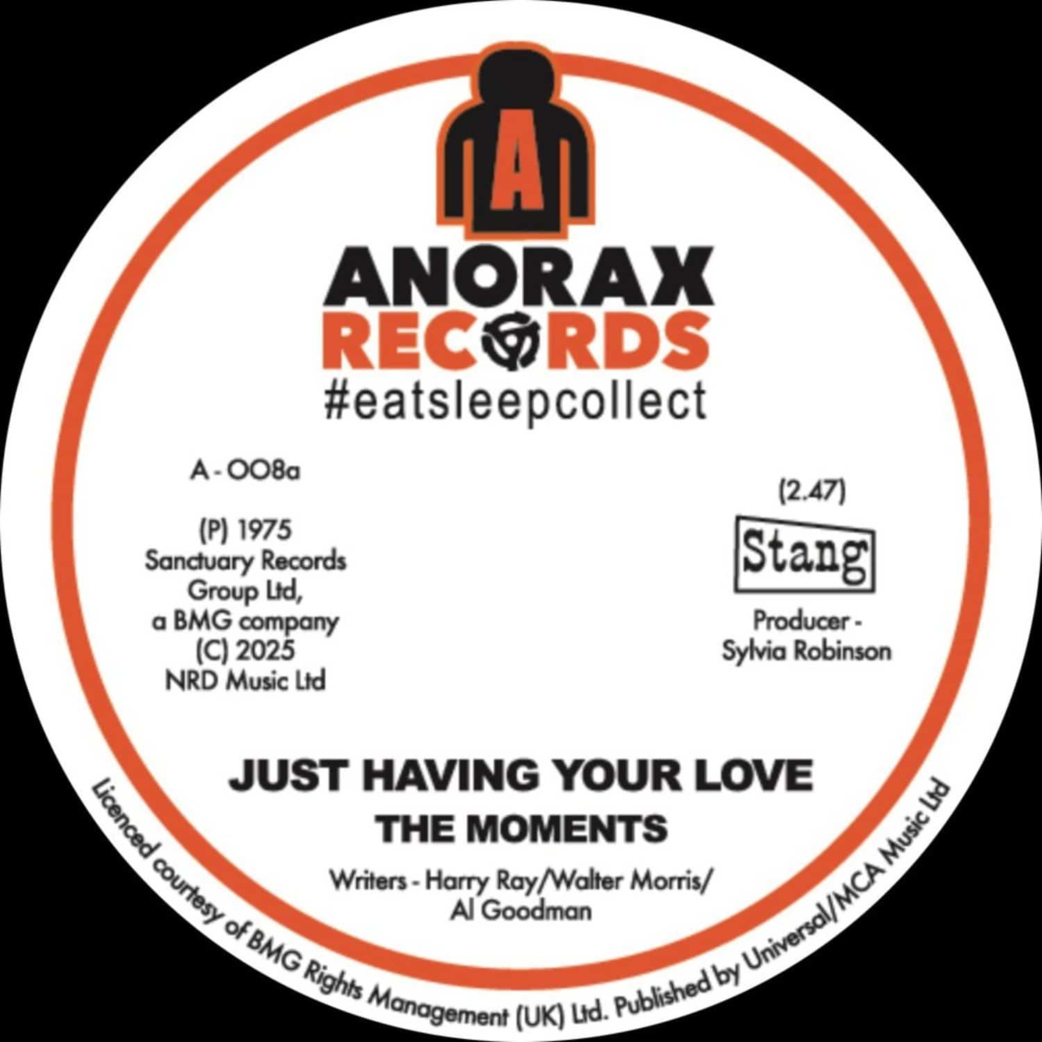 The Moments / The Rimshots - JUST HAVING YOUR LOVE / DO WHAT YOU FEEL PT 1