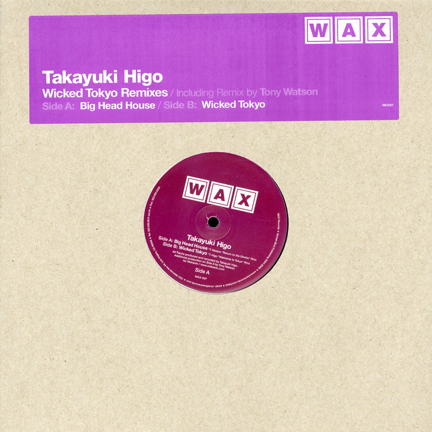 Takayuki Higo - WICKED TOKYO REMIXES