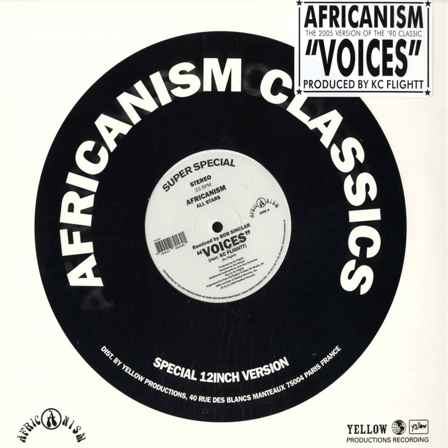 Africanism All Stars / Remixed by Bob Sinclar - VOICES FT. KC FLIGHTT