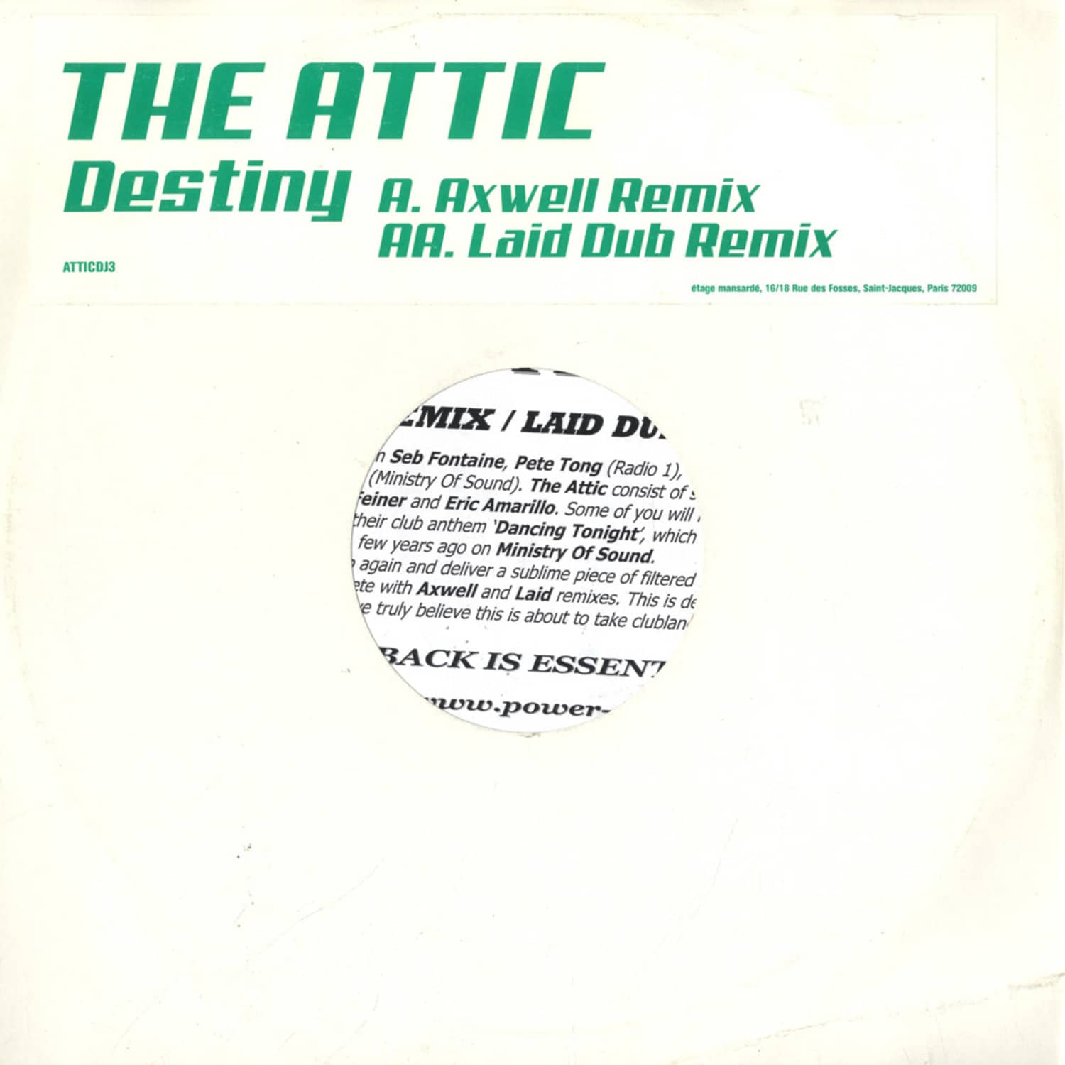 The Attic - DESTINY