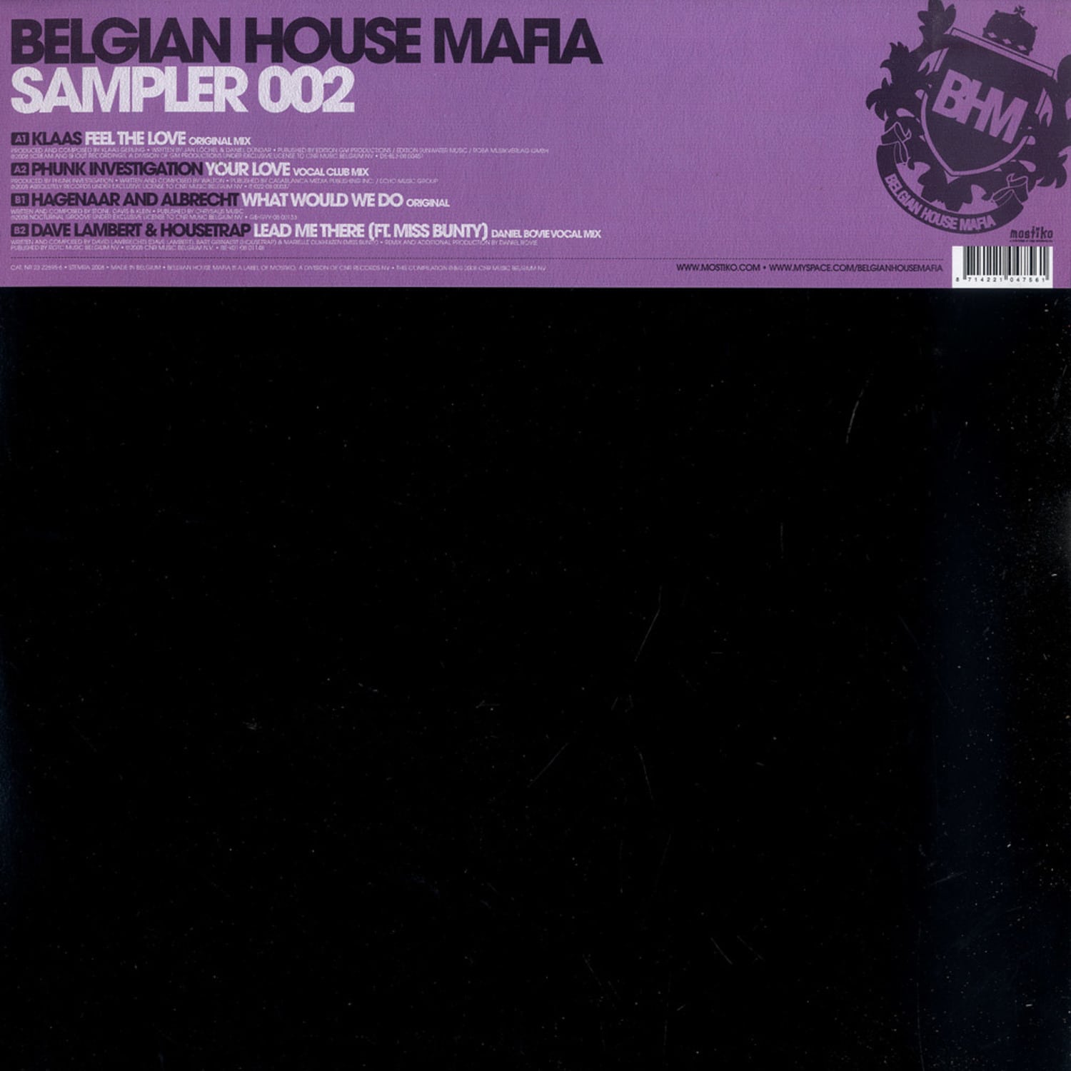 Belgian House Mafia - SAMPLER 002