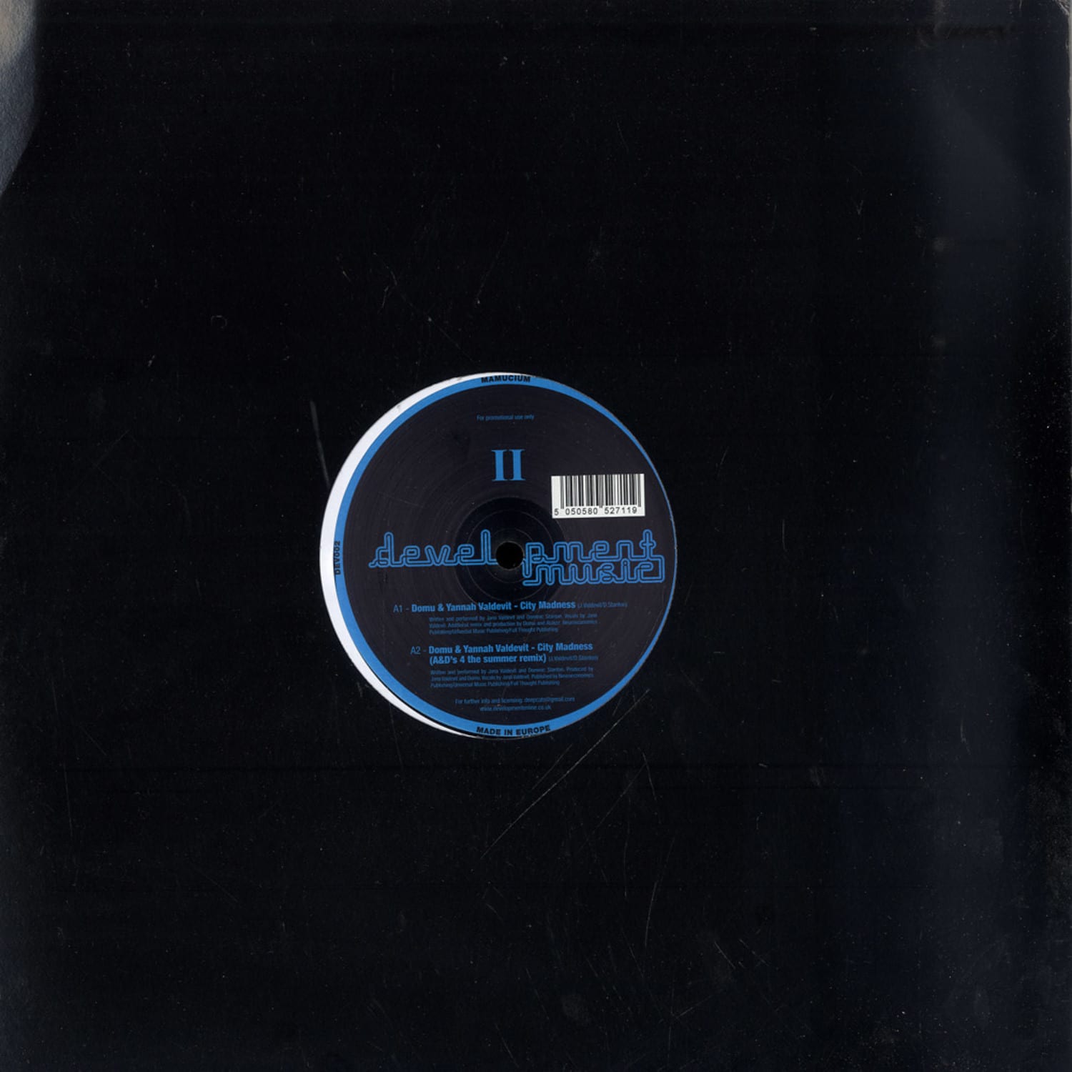 Atjazz, Domu & Yannah Valdevit - CITY MADNESS/ INFO PEOPLE EP