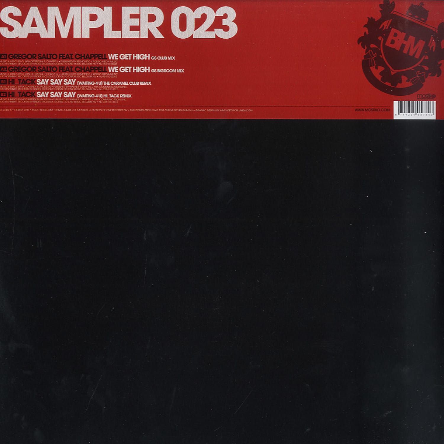 Various Artist - BELGIAN HOUSE MAFIA SAMPLER 023