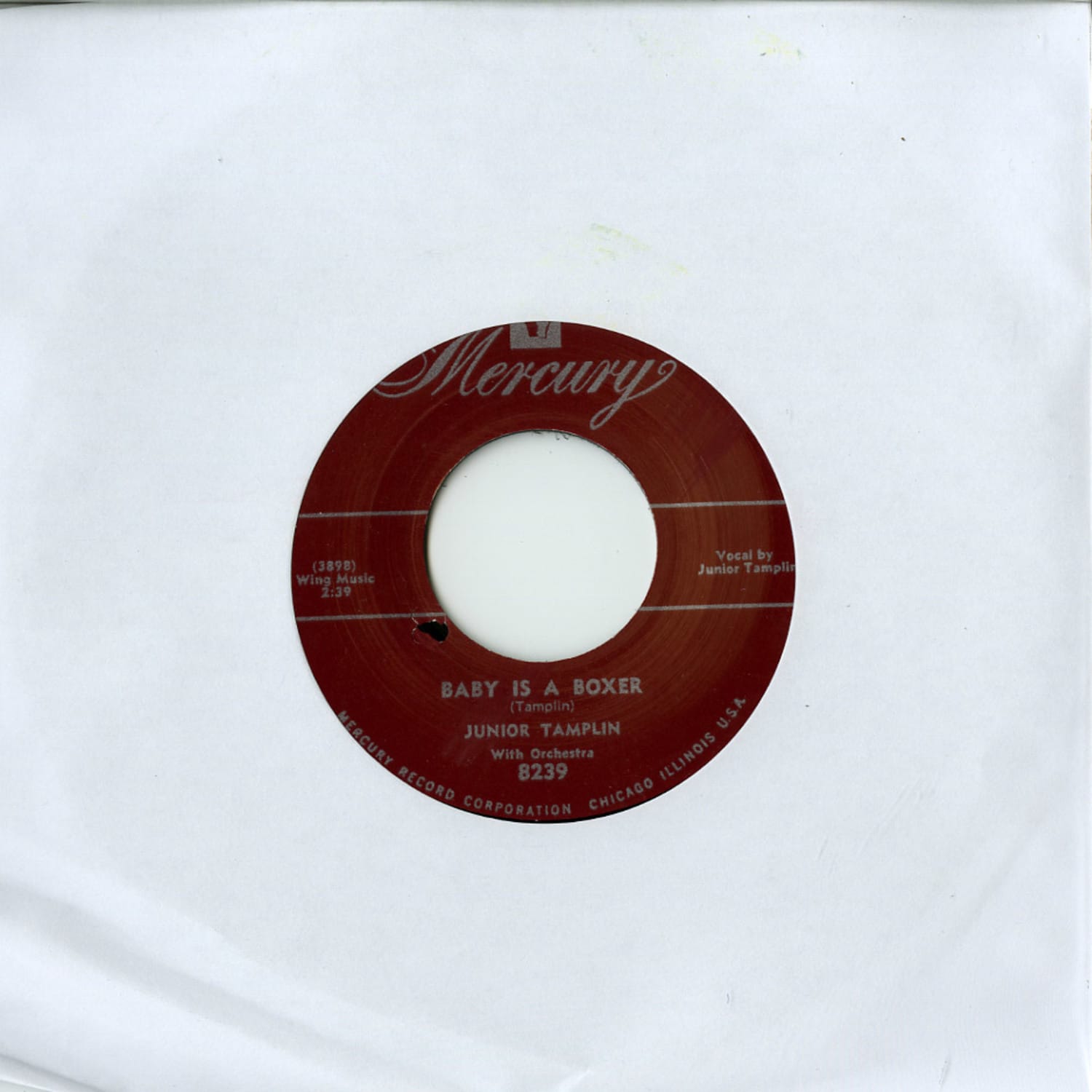 Junior Tamplin / Woo Woo Moore - BABY IS A BOXER / SOMETHING S WONG 